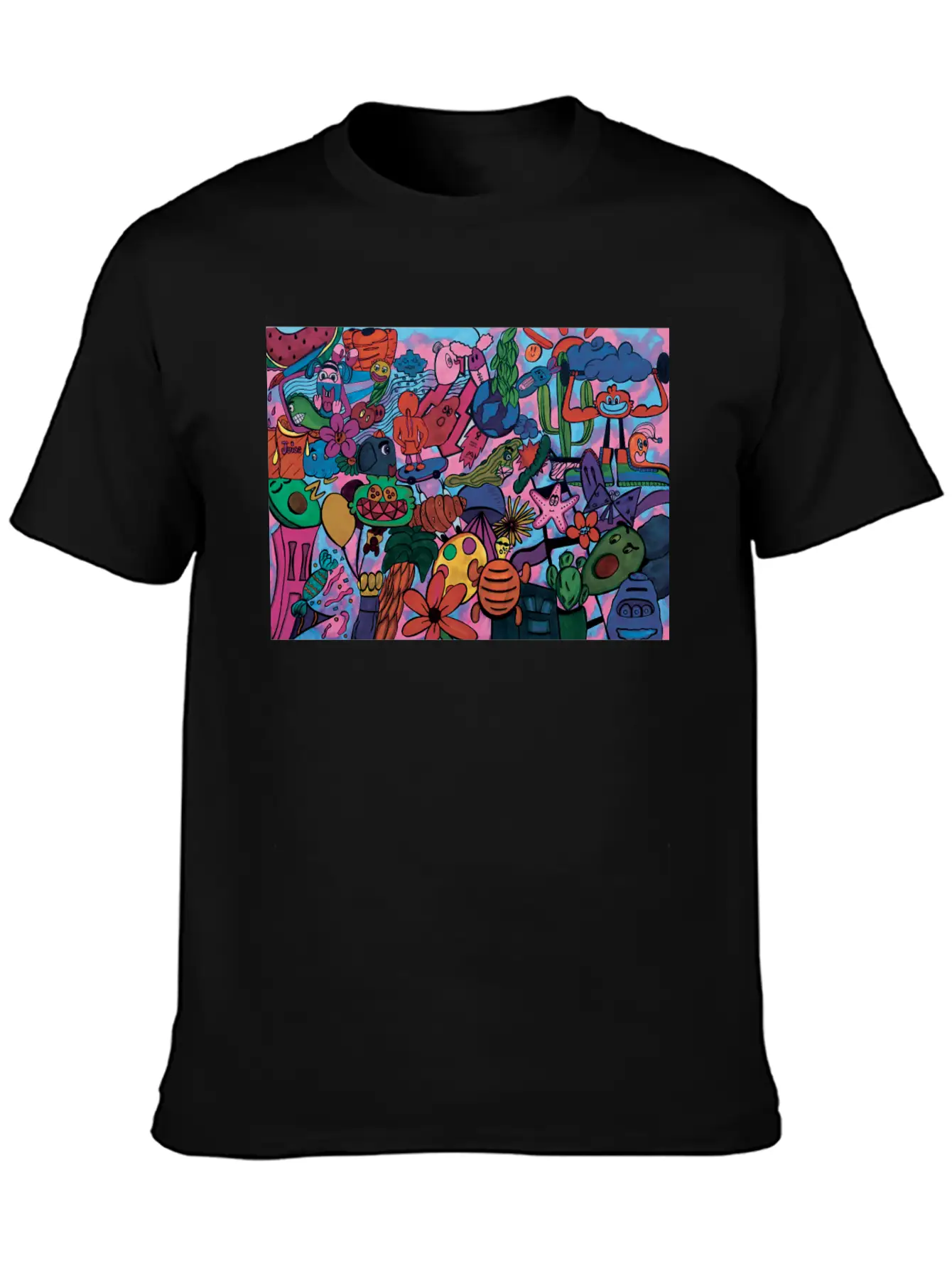 Doodles Essential Unisex Summer Tee – Soft Cotton Casual Fit