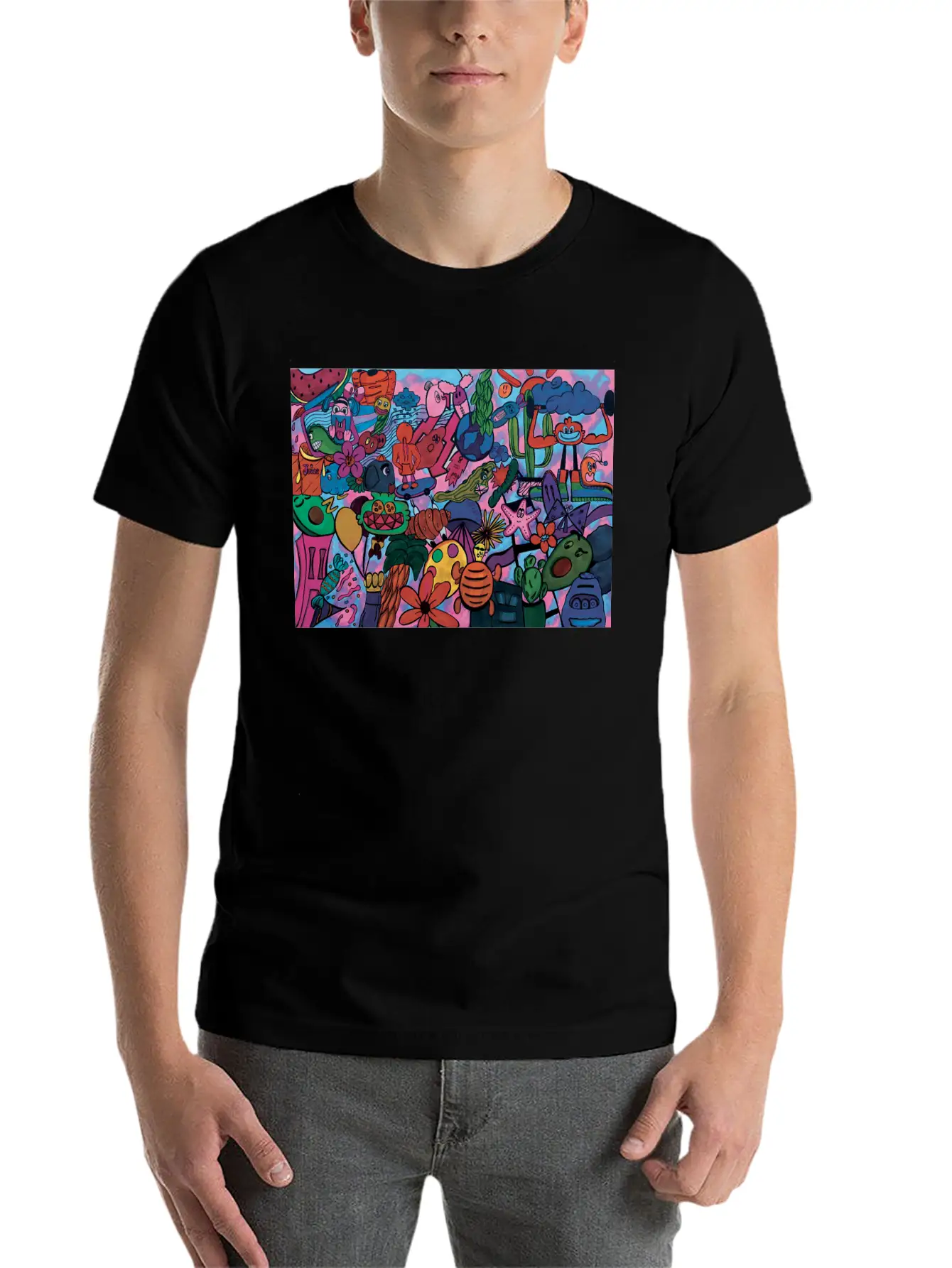 Doodles Essential Unisex Summer Tee – Soft Cotton Casual Fit