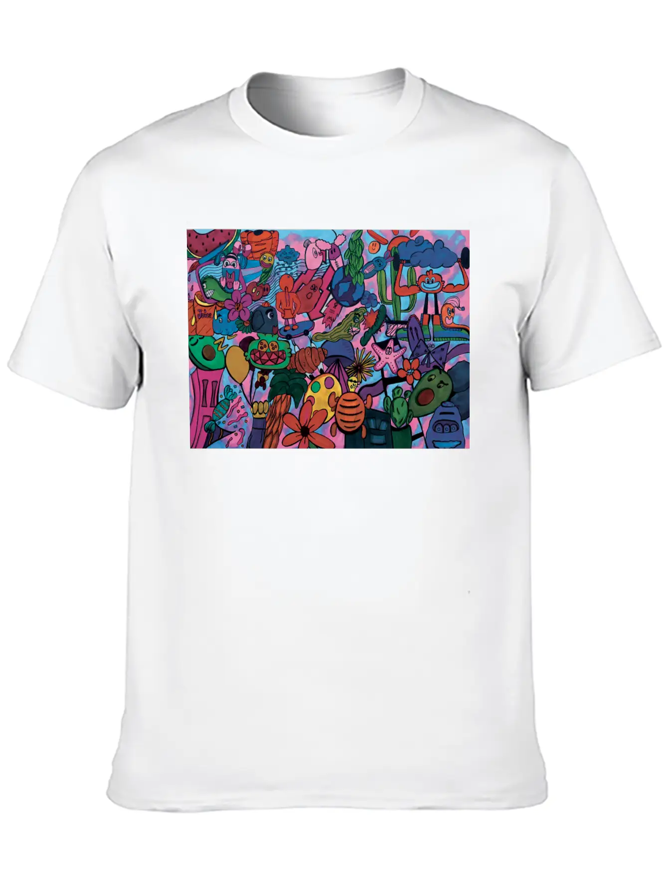 Doodles Essential Unisex Summer Tee – Soft Cotton Casual Fit