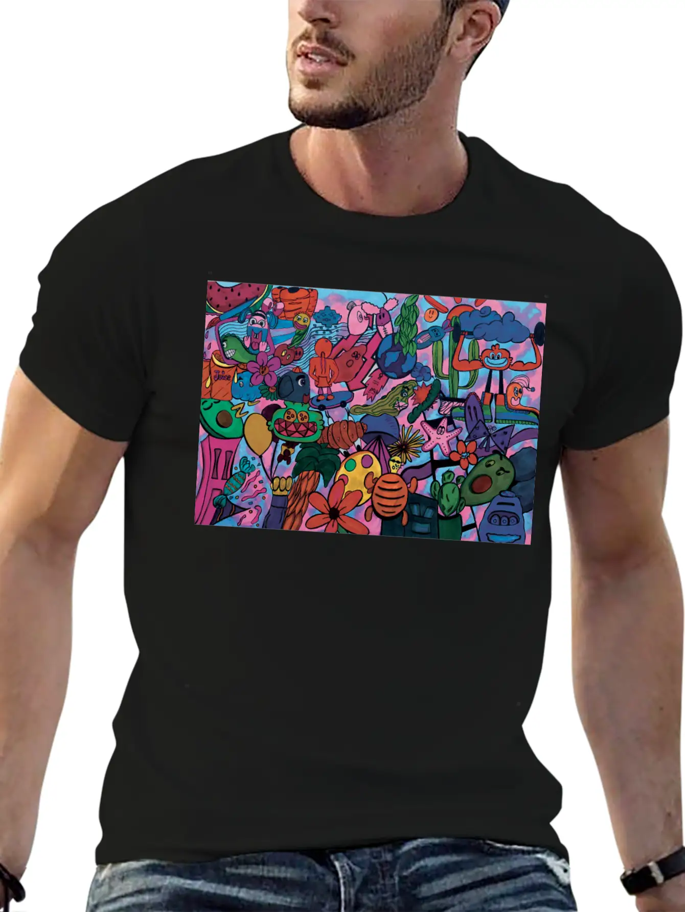 Doodles Essential Unisex Summer Tee – Soft Cotton Casual Fit