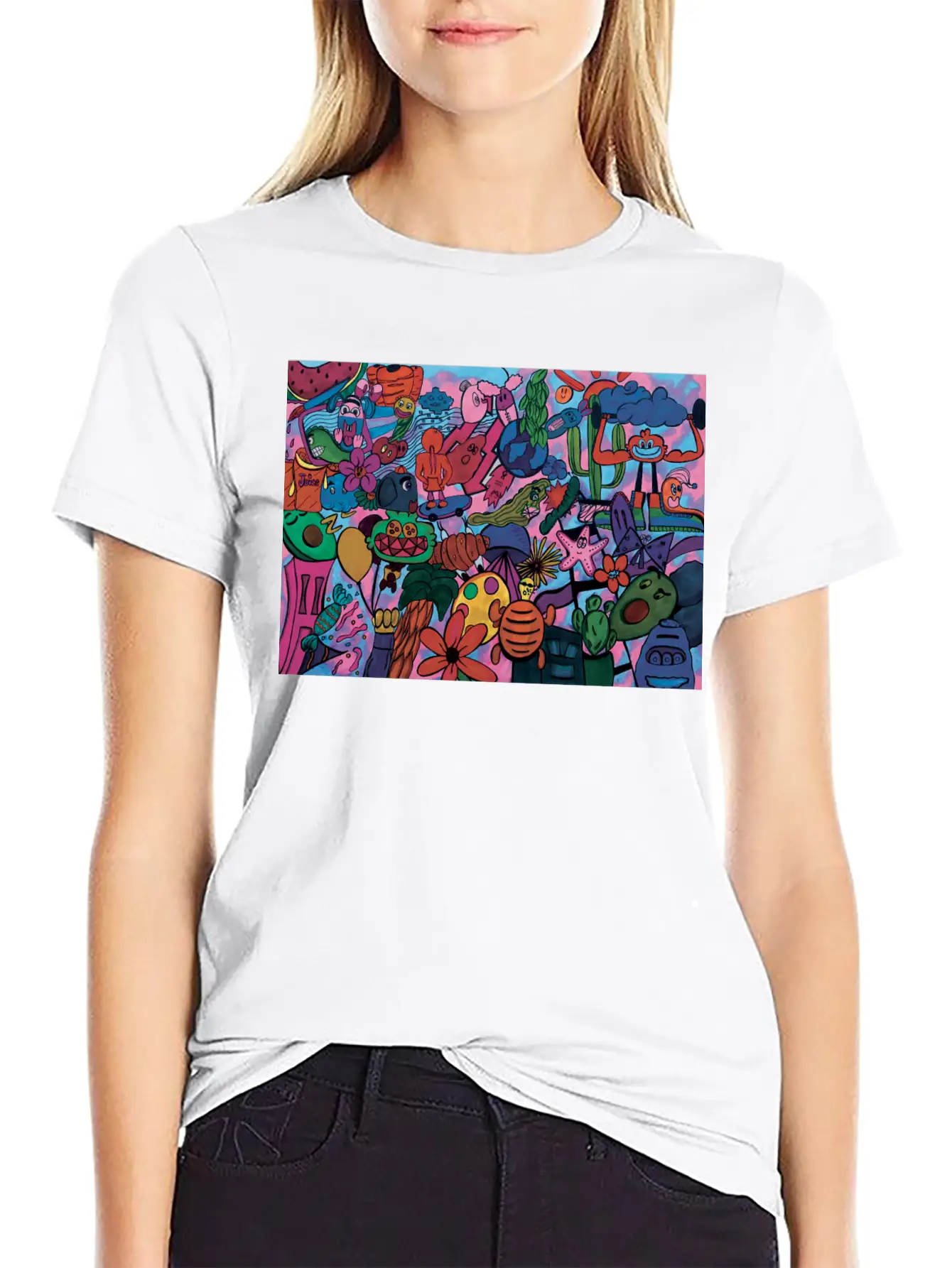 Doodles Essential Unisex Summer Tee – Soft Cotton Casual Fit