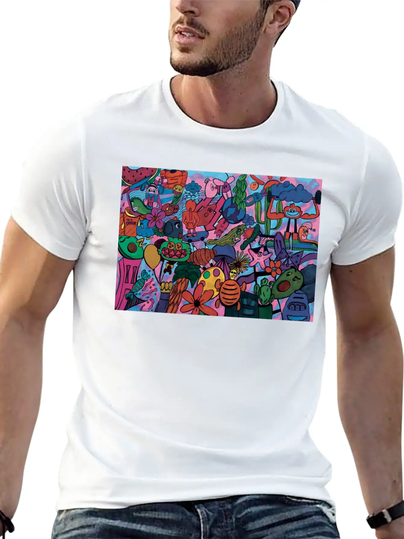 Doodles Essential Unisex Summer Tee – Soft Cotton Casual Fit