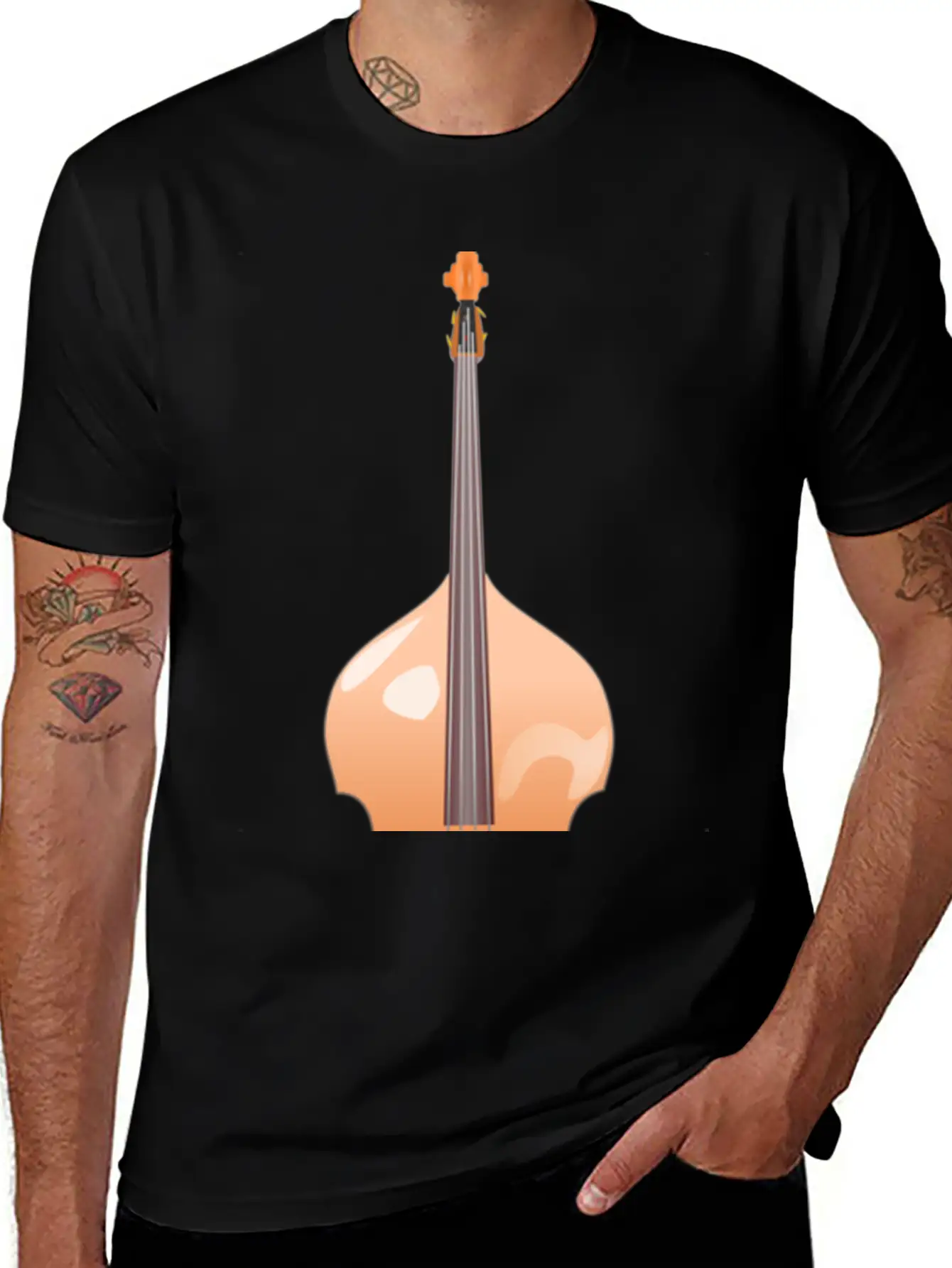 Double Bass Basic Graphic T-Shirt – Daily Comfort In Soft Cotton