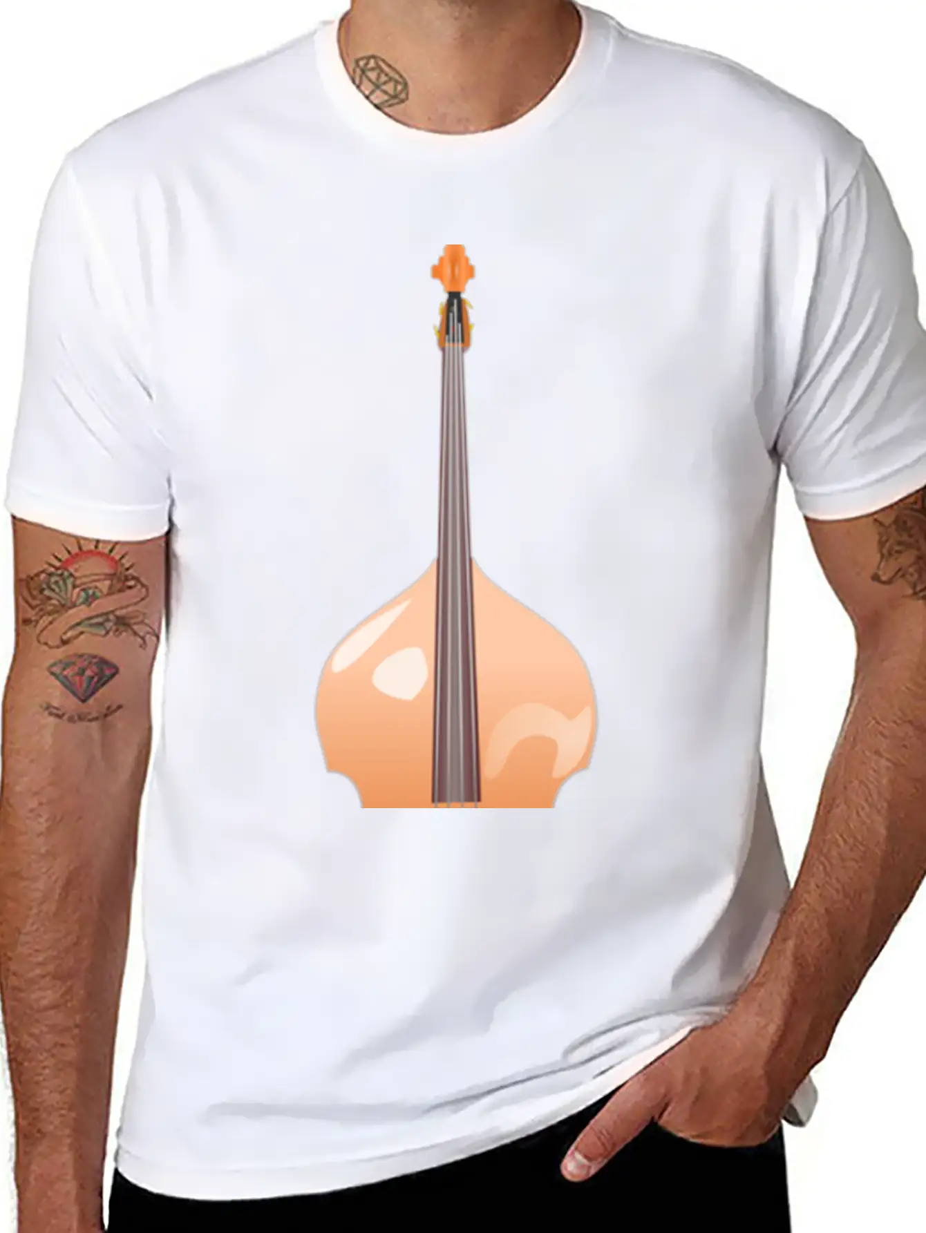 Double Bass Basic Graphic T-Shirt – Daily Comfort In Soft Cotton