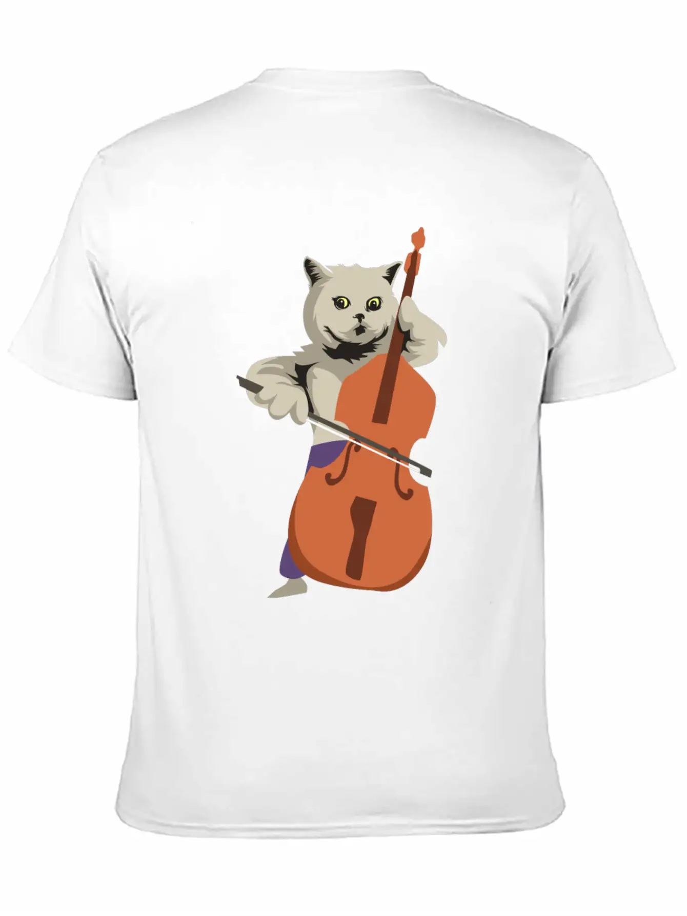 Double Bass Cat Essential Unisex Summer Tee – Soft Cotton Casual Fit