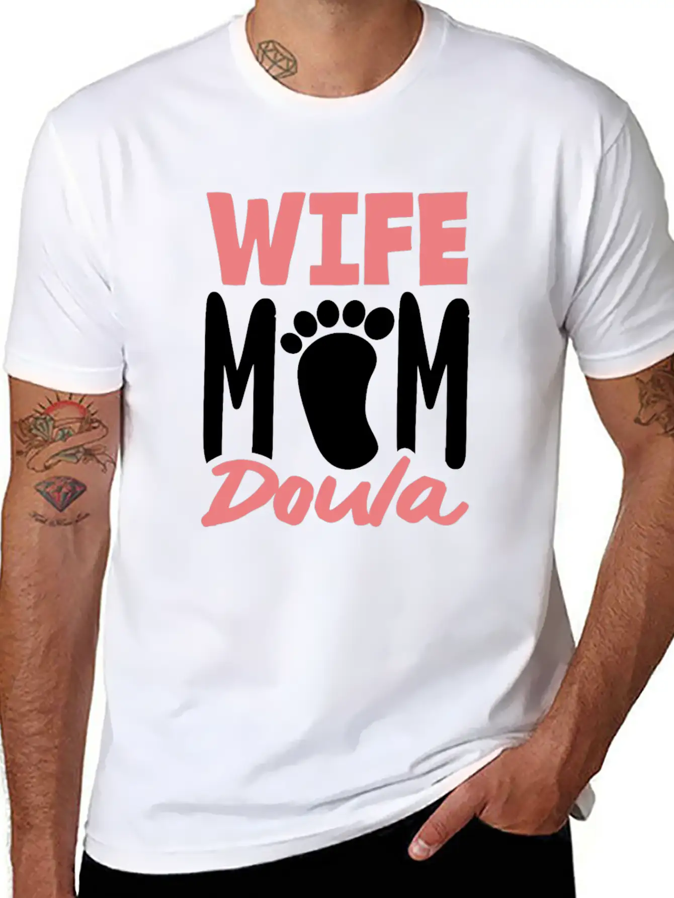 Doula Gift Doula Life Doulas Unisex Short Sleeve Soft Cotton T-Shirt – Casual Everyday Wear