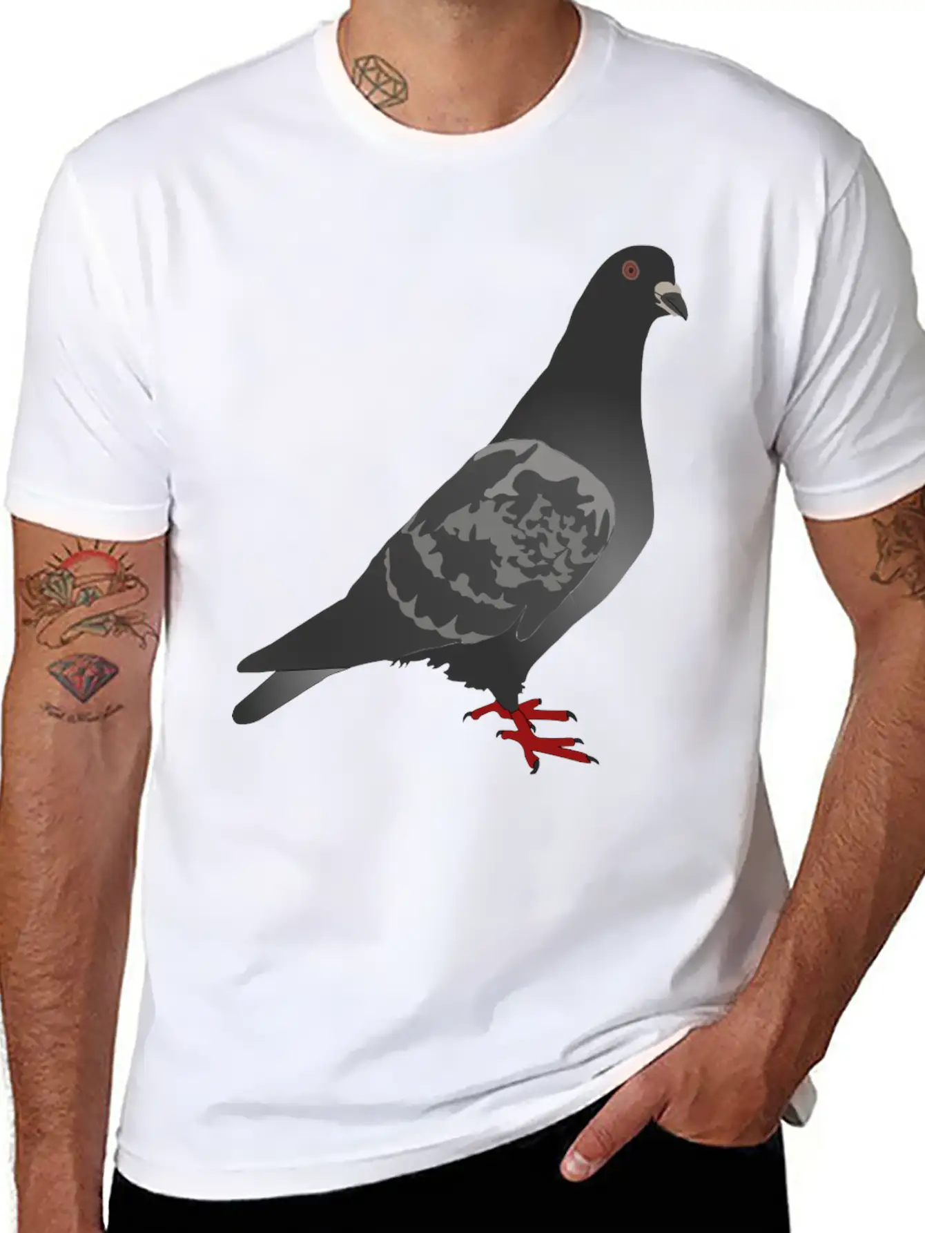 Dove142 Timeless Short Sleeve Tee – Comfy And Minimalist Design
