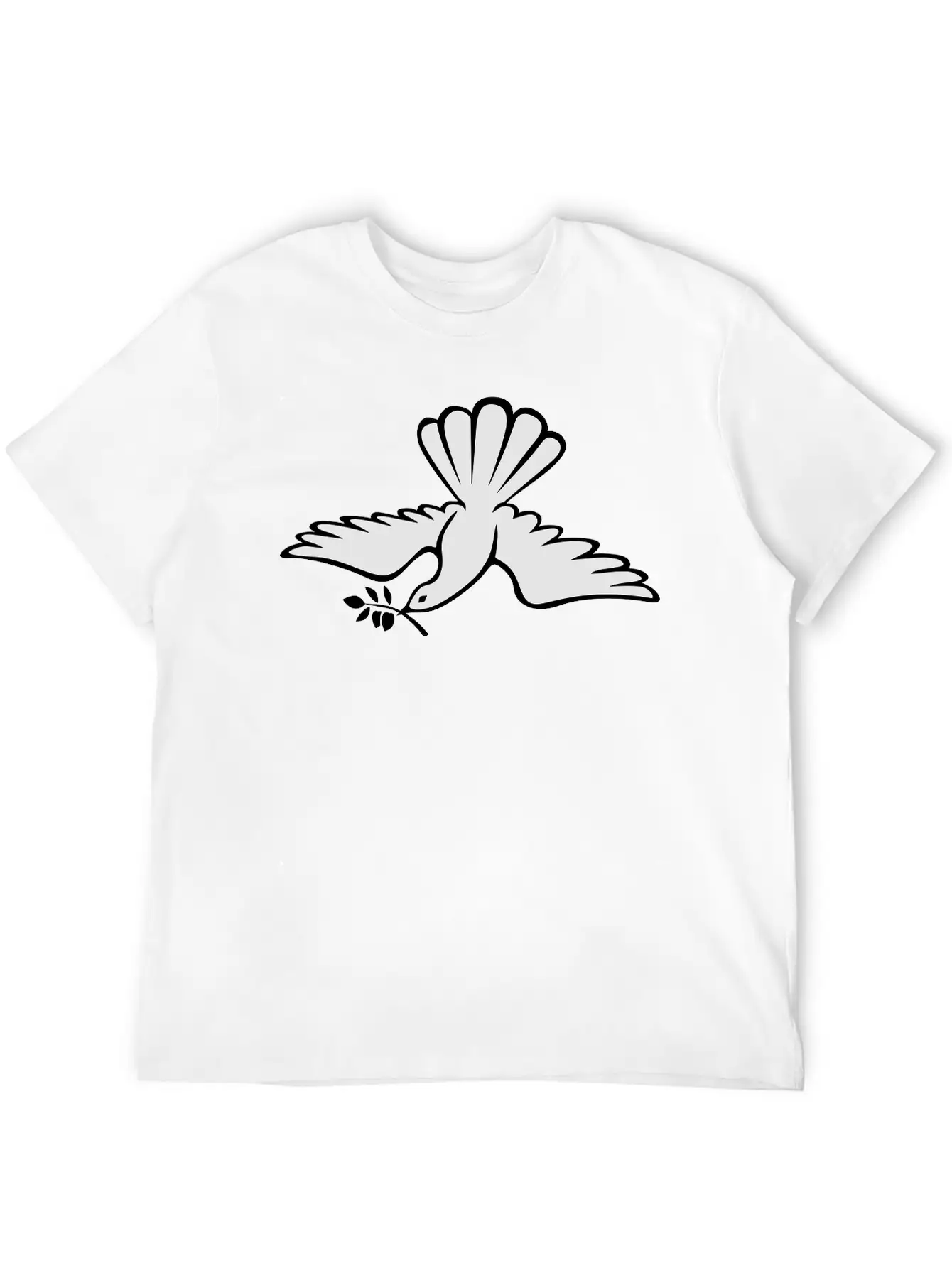 Doves Comfortable Minimalist Graphic Tee – Summer Style Essential