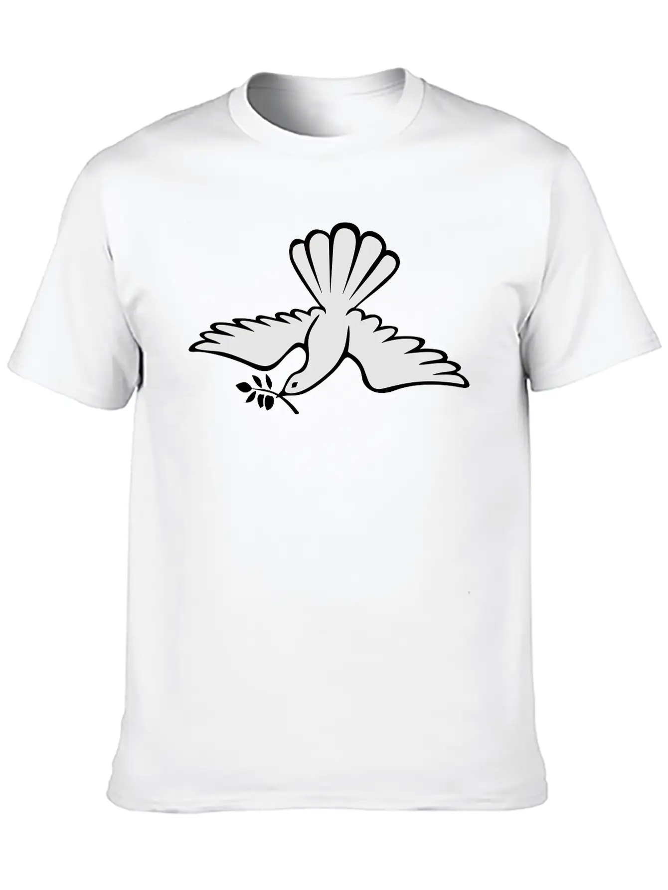 Doves Comfortable Minimalist Graphic Tee – Summer Style Essential