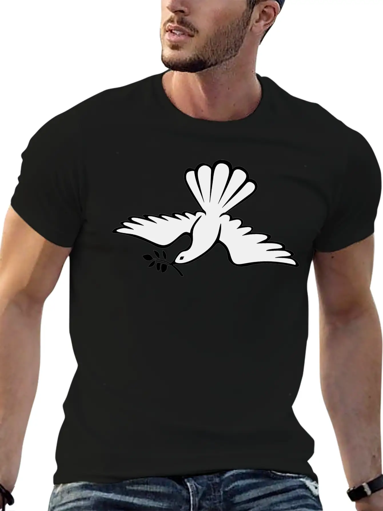 Doves Comfortable Minimalist Graphic Tee – Summer Style Essential