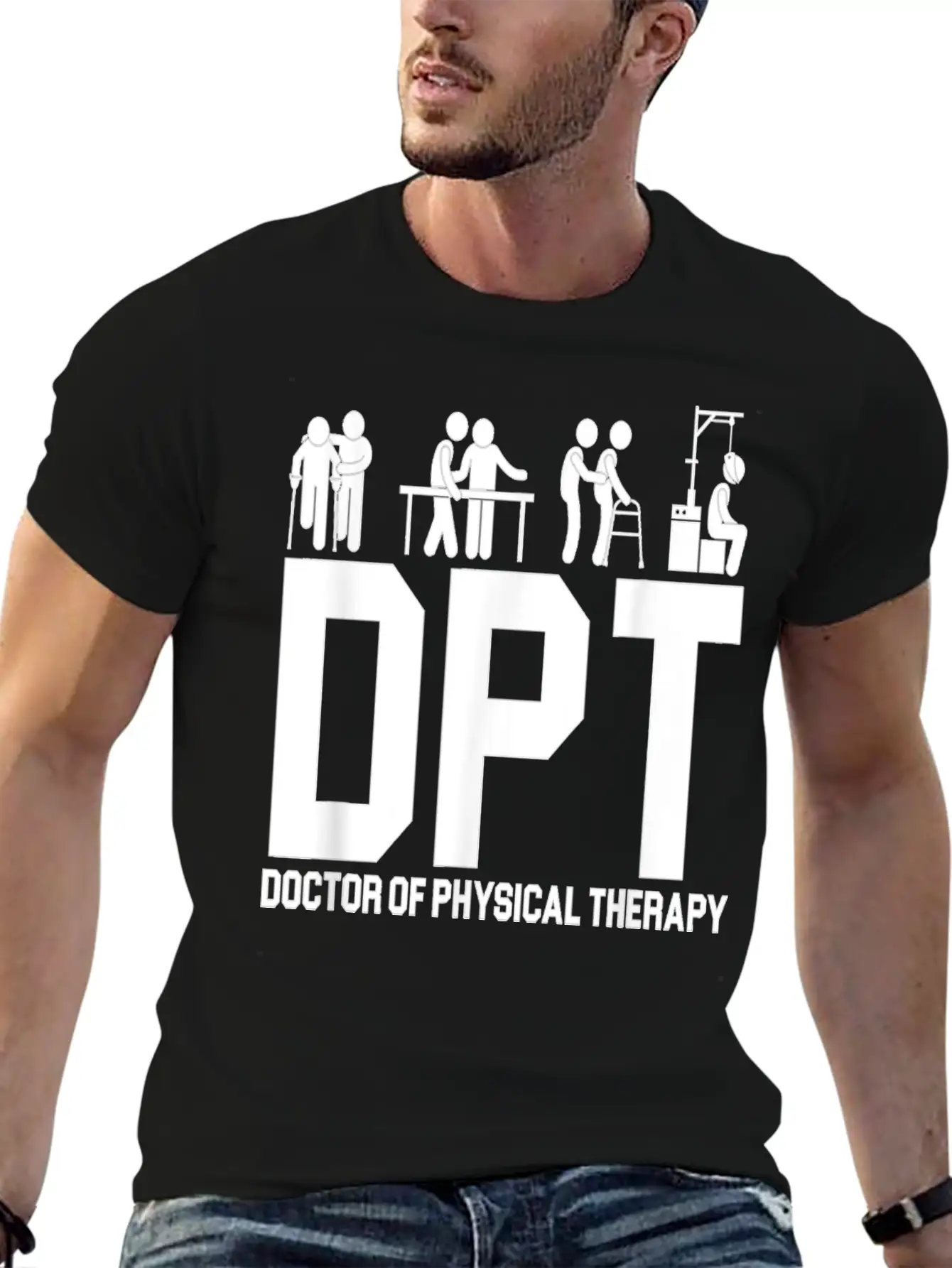 DPT Doctor Of Physical Therapy Physiotherapy Stylish Everyday T-Shirt – Unisex Basic Cotton Tee