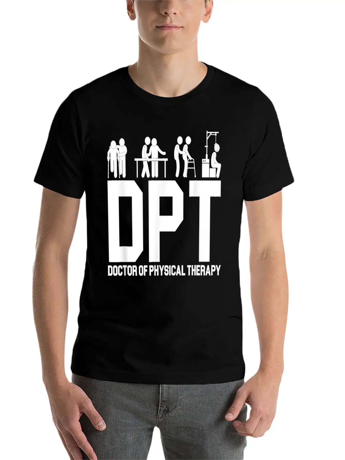 DPT Doctor Of Physical Therapy Physiotherapy Stylish Everyday T-Shirt – Unisex Basic Cotton Tee