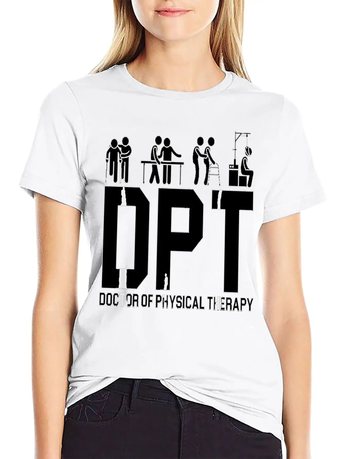 DPT Doctor Of Physical Therapy Physiotherapy Stylish Everyday T-Shirt – Unisex Basic Cotton Tee