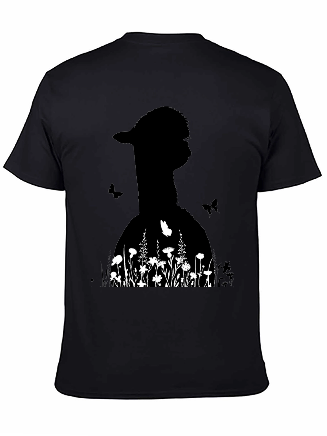 Alpaca & Floral Graphic Tee