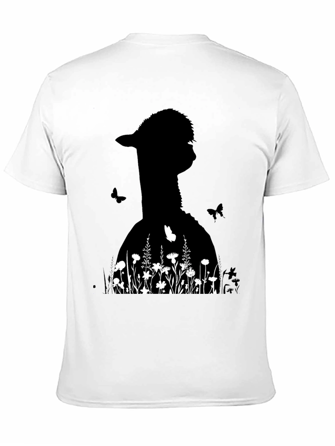 Alpaca & Floral Graphic Tee