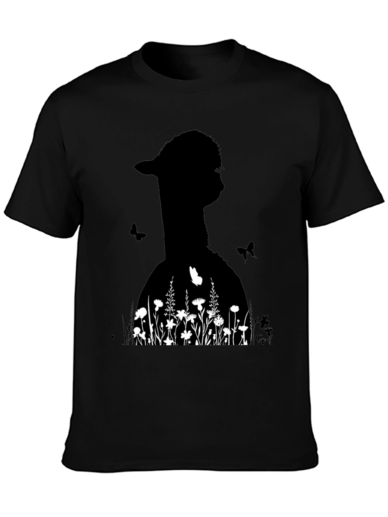 Alpaca & Floral Graphic Tee