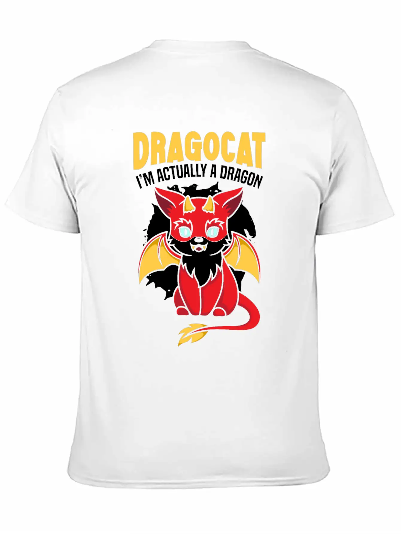 Dragocat I'm Actually A Dragon Cat Dragon Lover Comfortable Minimalist Graphic Tee – Summer Style Essential