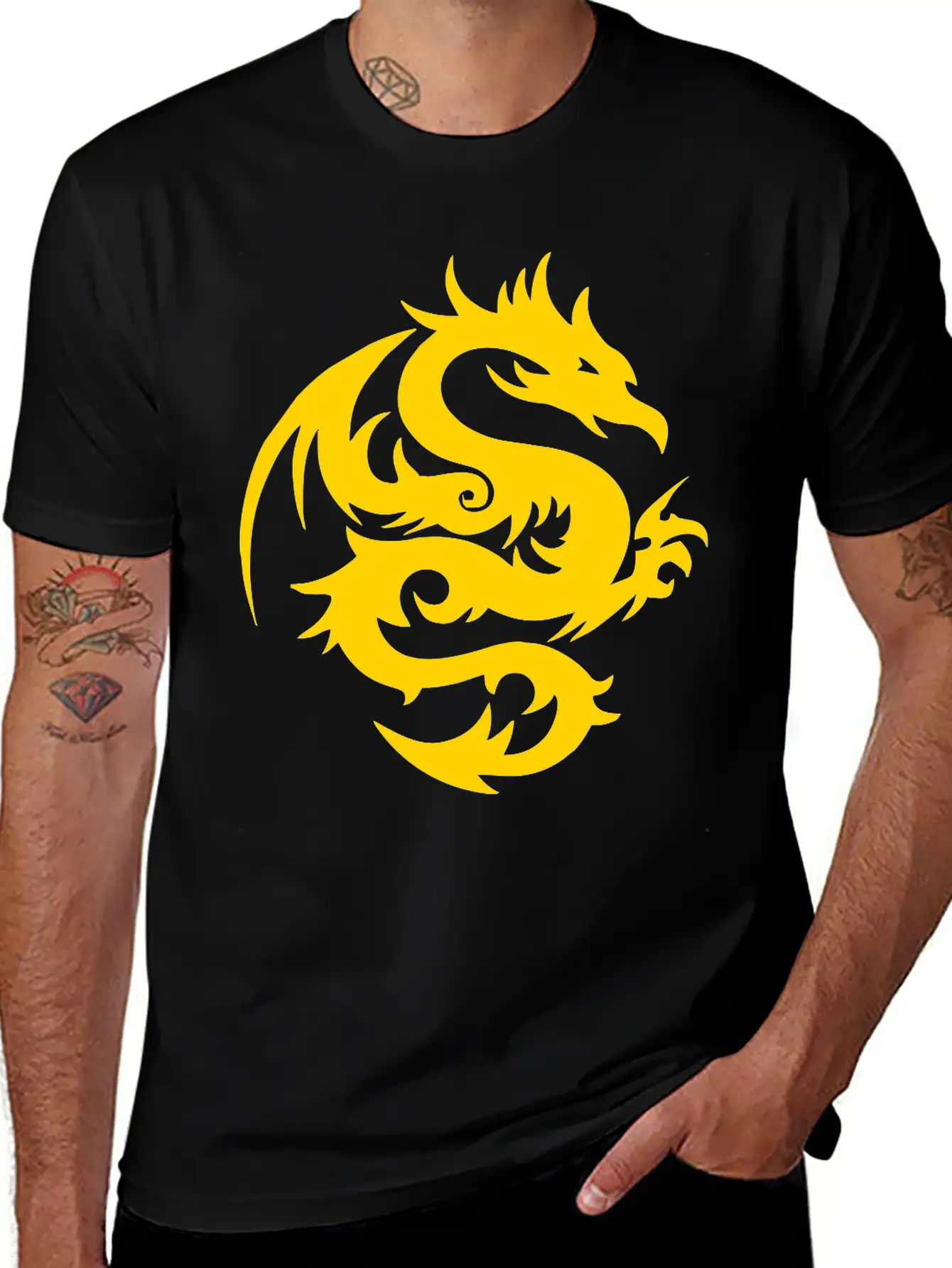 Dragon 2 Basic Graphic T-Shirt – Daily Comfort In Soft Cotton