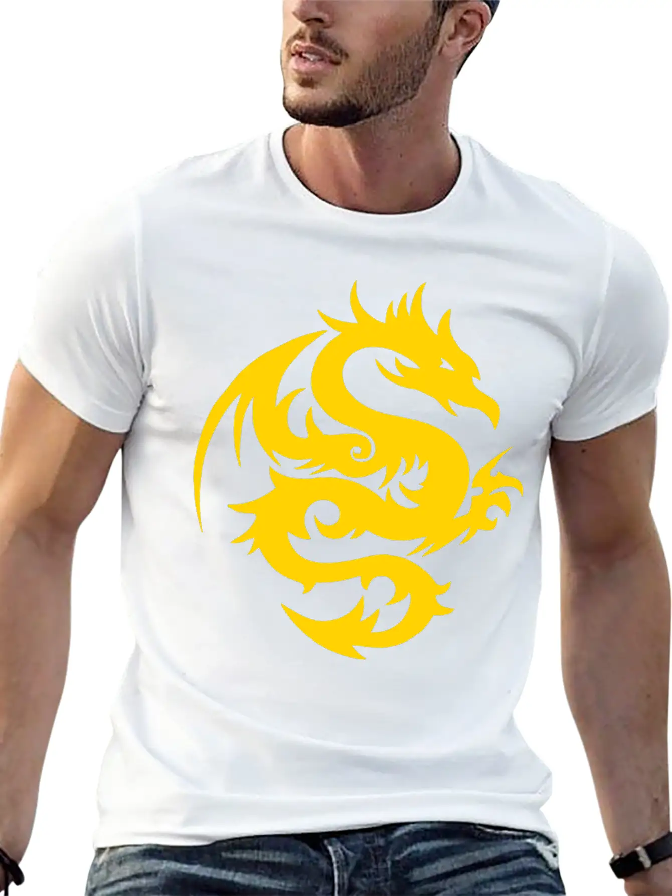 Dragon 2 Basic Graphic T-Shirt – Daily Comfort In Soft Cotton
