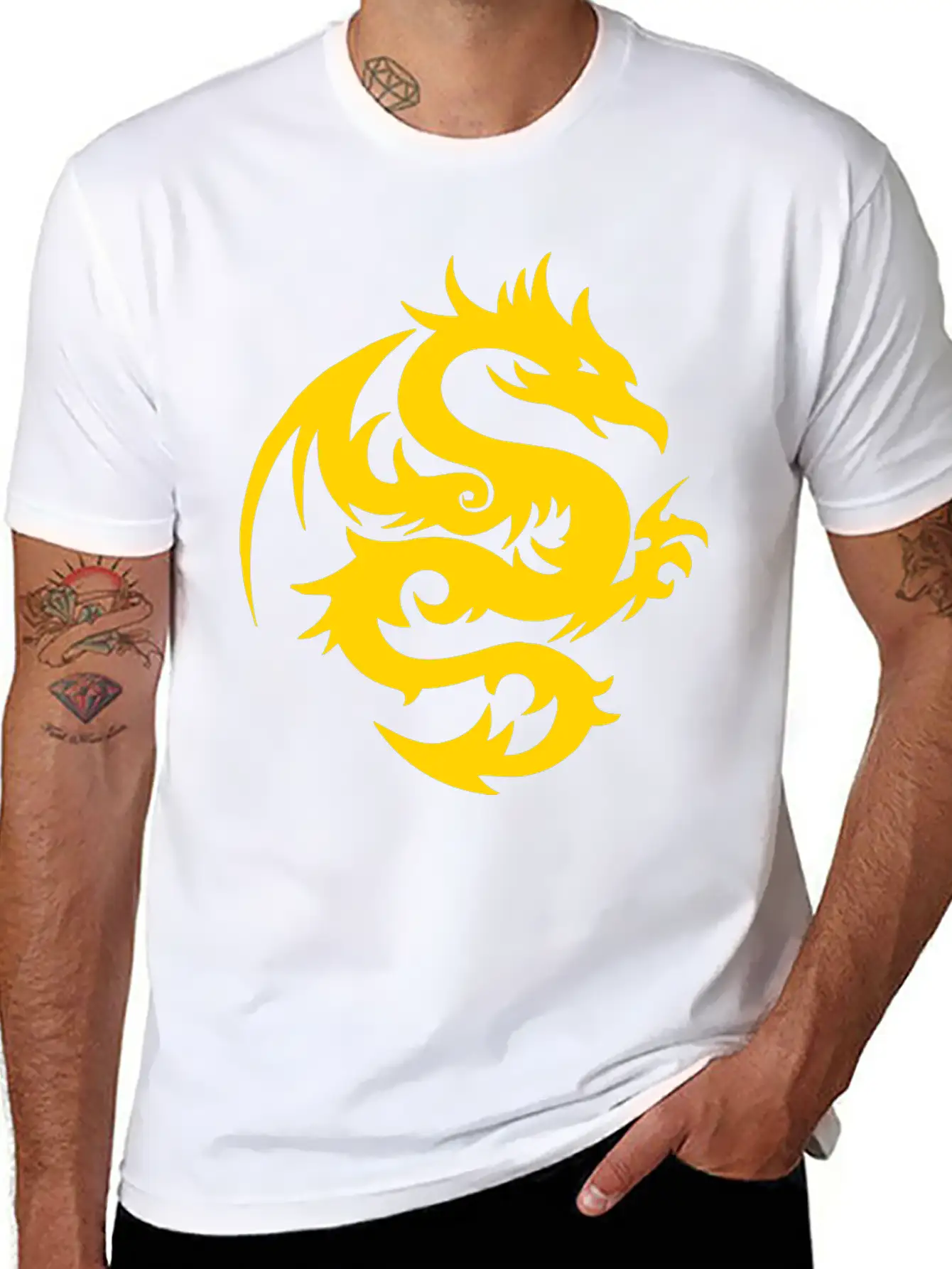 Dragon 2 Basic Graphic T-Shirt – Daily Comfort In Soft Cotton