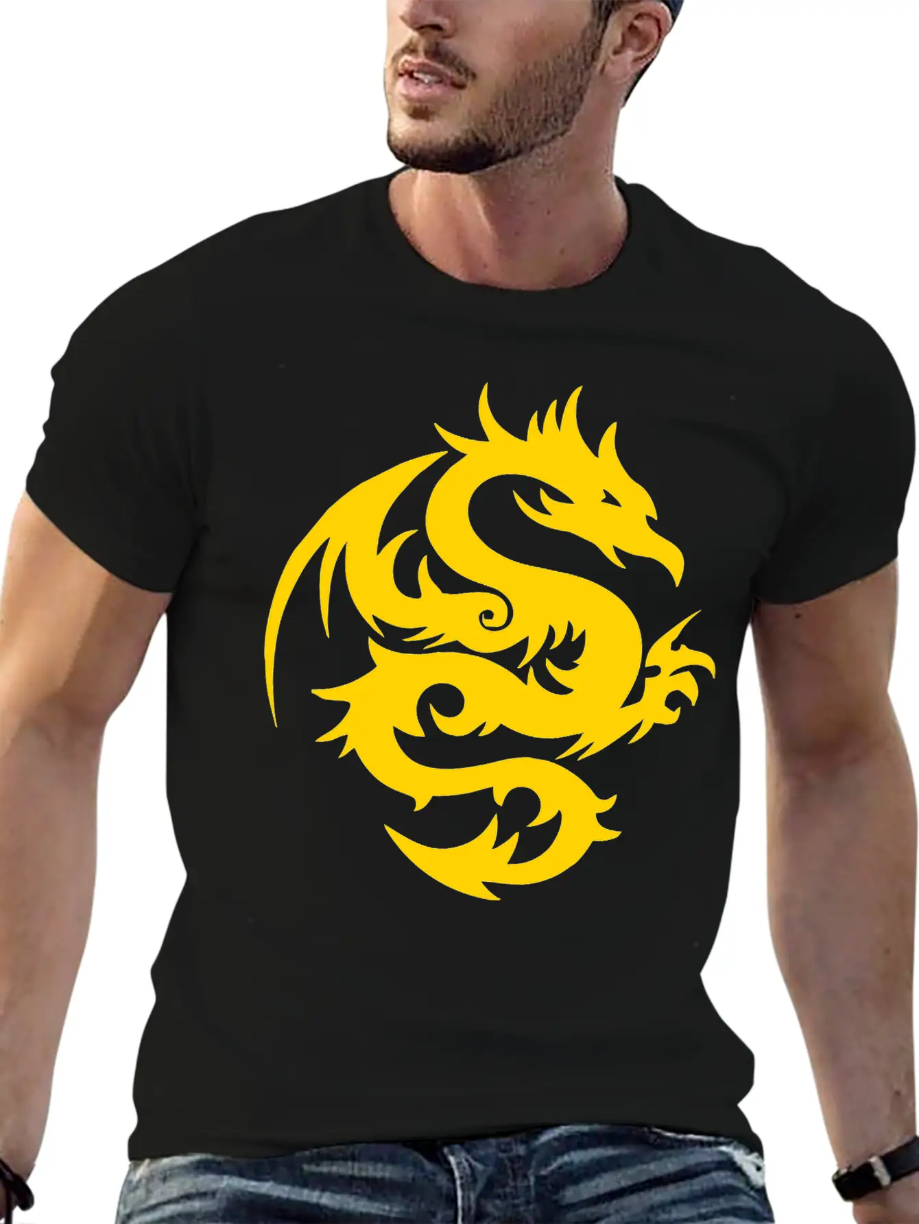 Dragon 2 Basic Graphic T-Shirt – Daily Comfort In Soft Cotton