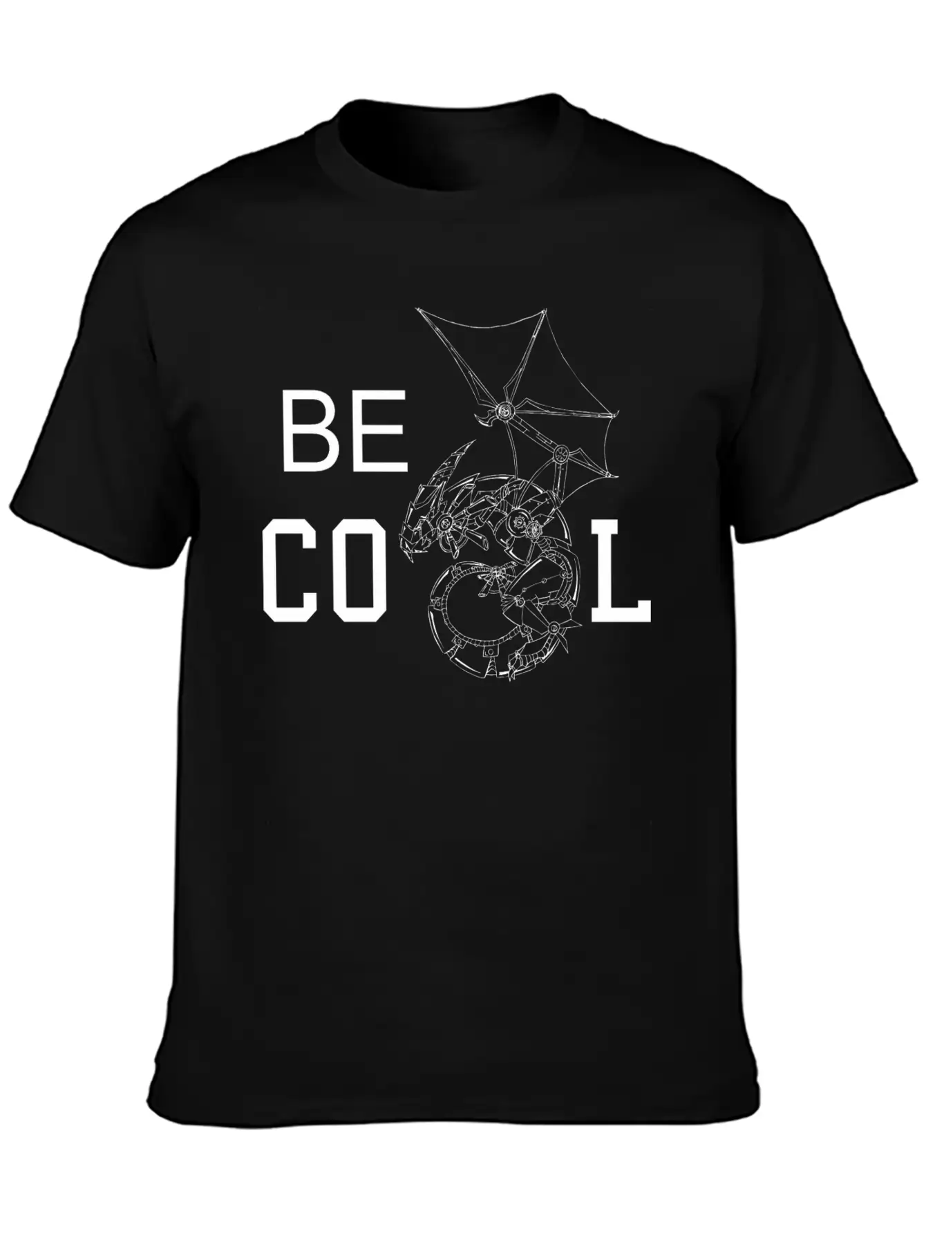 Dragon Comfortable Minimalist Graphic Tee – Summer Style Essential