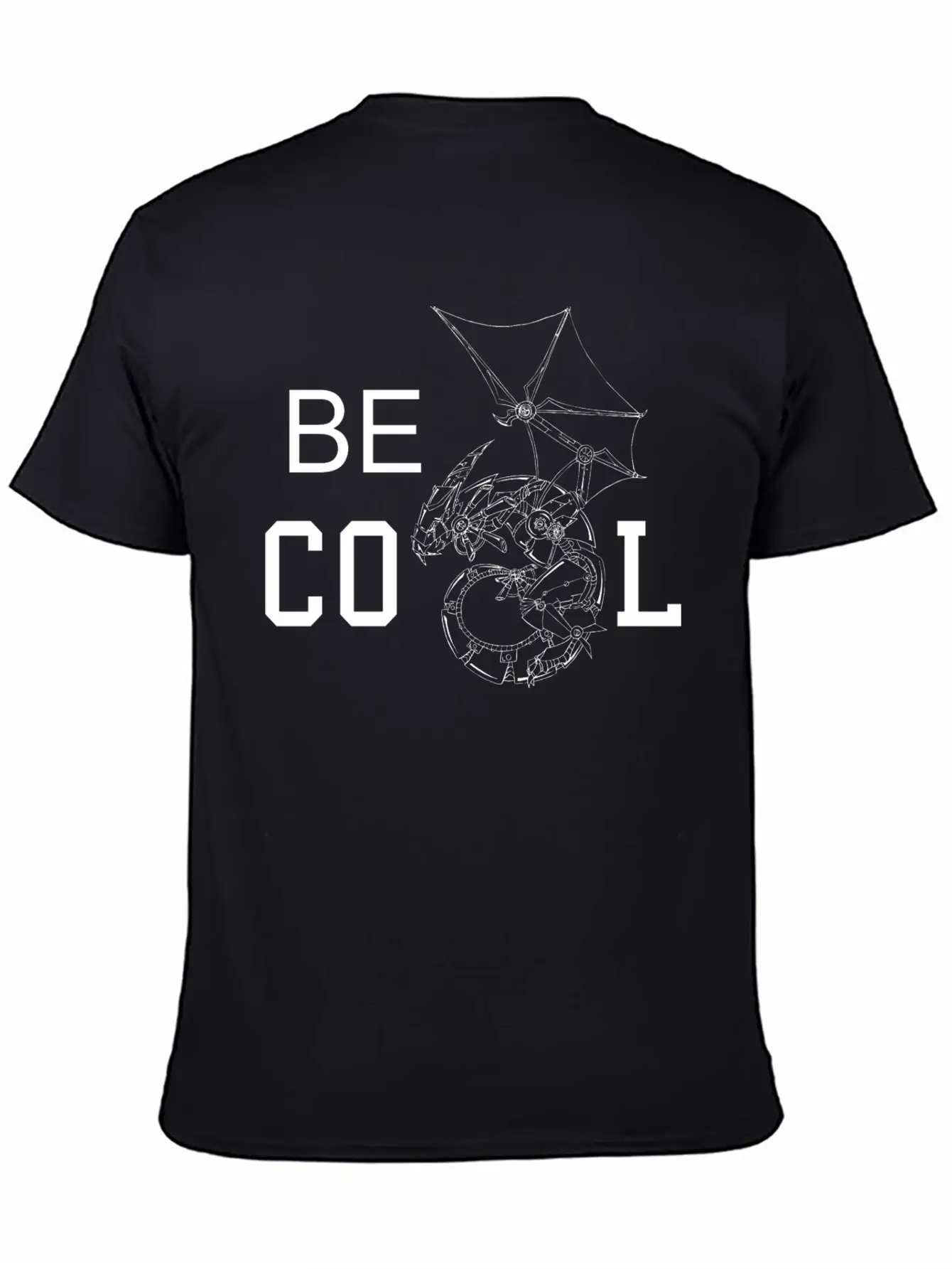 Dragon Comfortable Minimalist Graphic Tee – Summer Style Essential