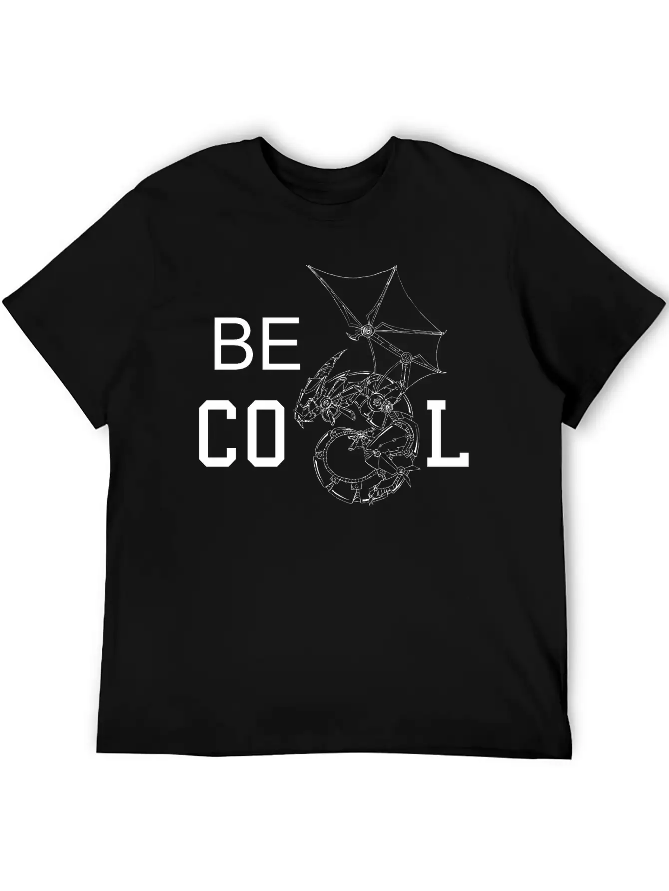 Dragon Comfortable Minimalist Graphic Tee – Summer Style Essential