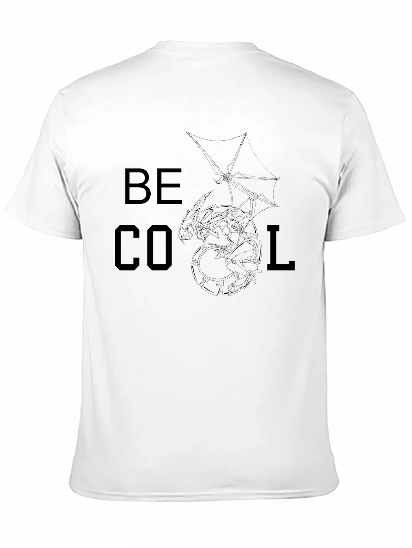 Dragon Comfortable Minimalist Graphic Tee – Summer Style Essential
