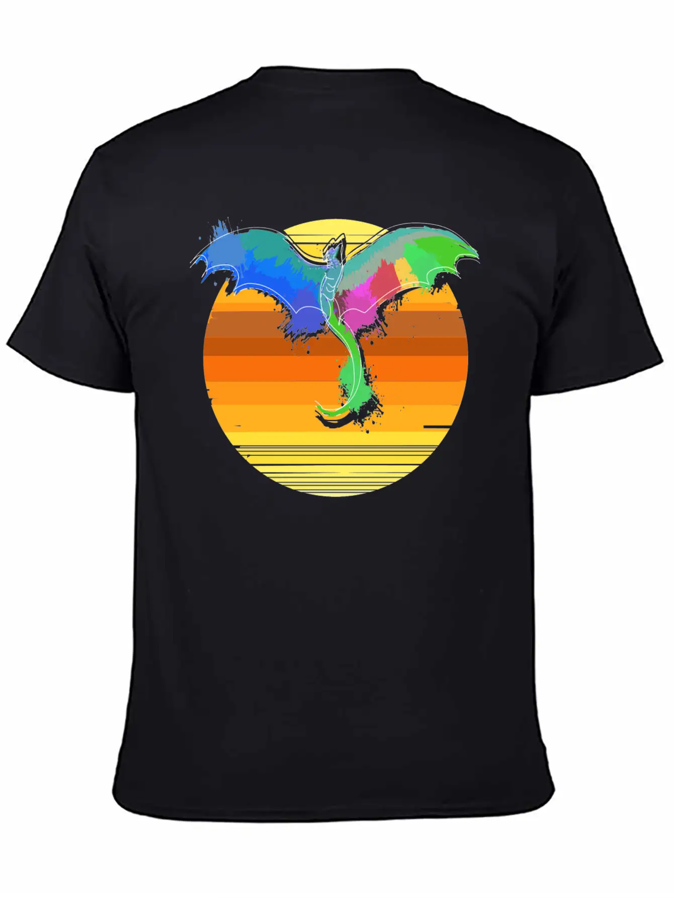 Dragon Sun Stylish Everyday T-Shirt – Unisex Basic Cotton Tee