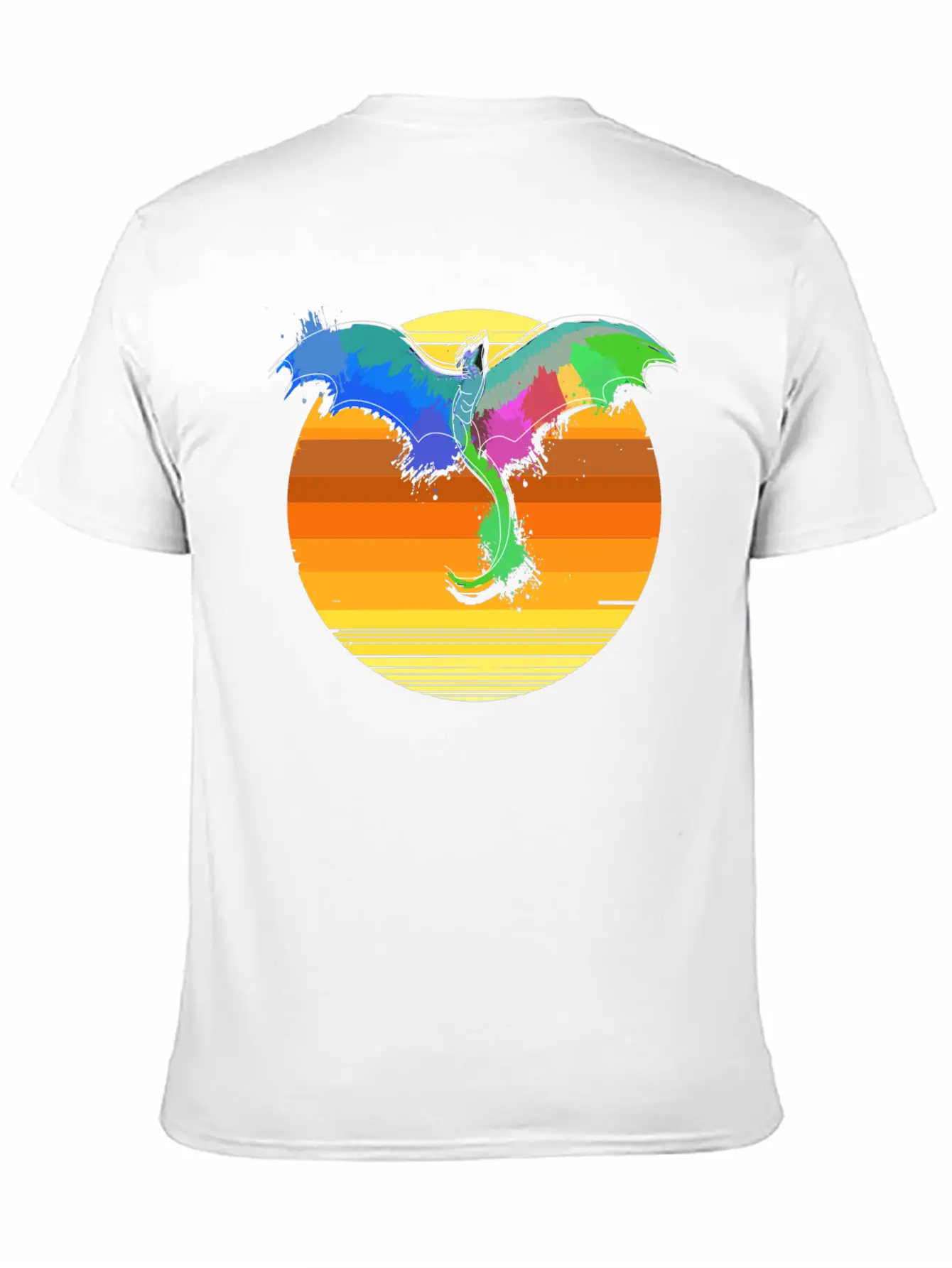 Dragon Sun Stylish Everyday T-Shirt – Unisex Basic Cotton Tee