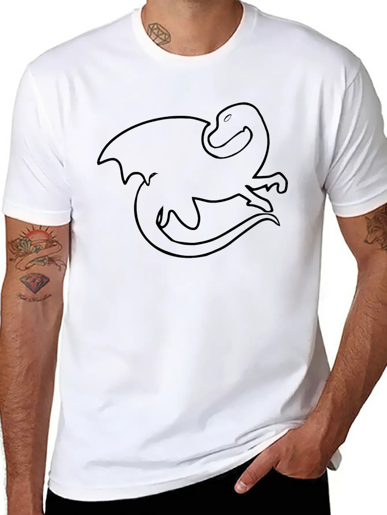 Dragon Timeless Short Sleeve Tee – Comfy And Minimalist Design