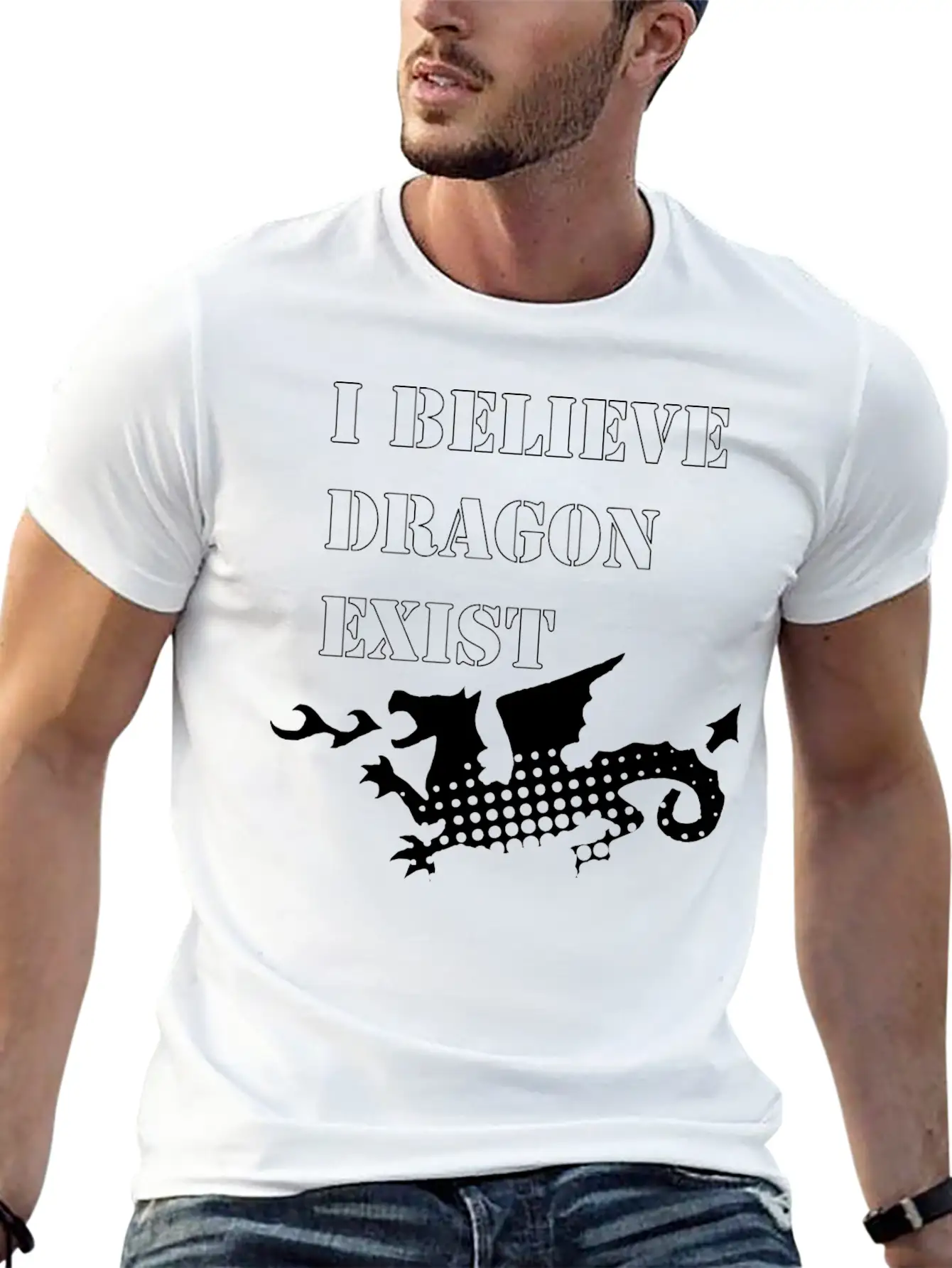 Dragon Unisex Short Sleeve Soft Cotton T-Shirt – Casual Everyday Wear