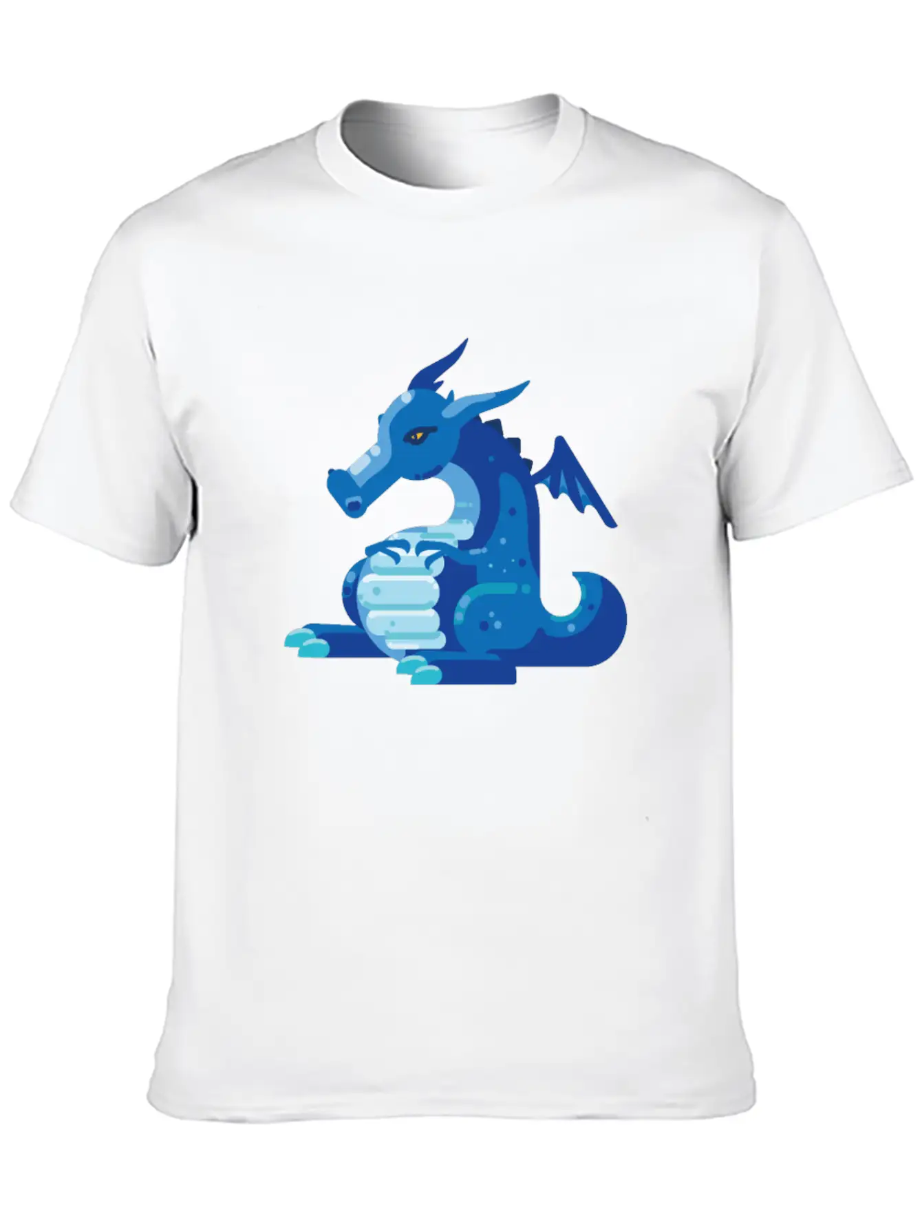 Dragon Wyvern Frost Ice Crystal Winter Fat Gift Essential Unisex Summer Tee – Soft Cotton Casual Fit