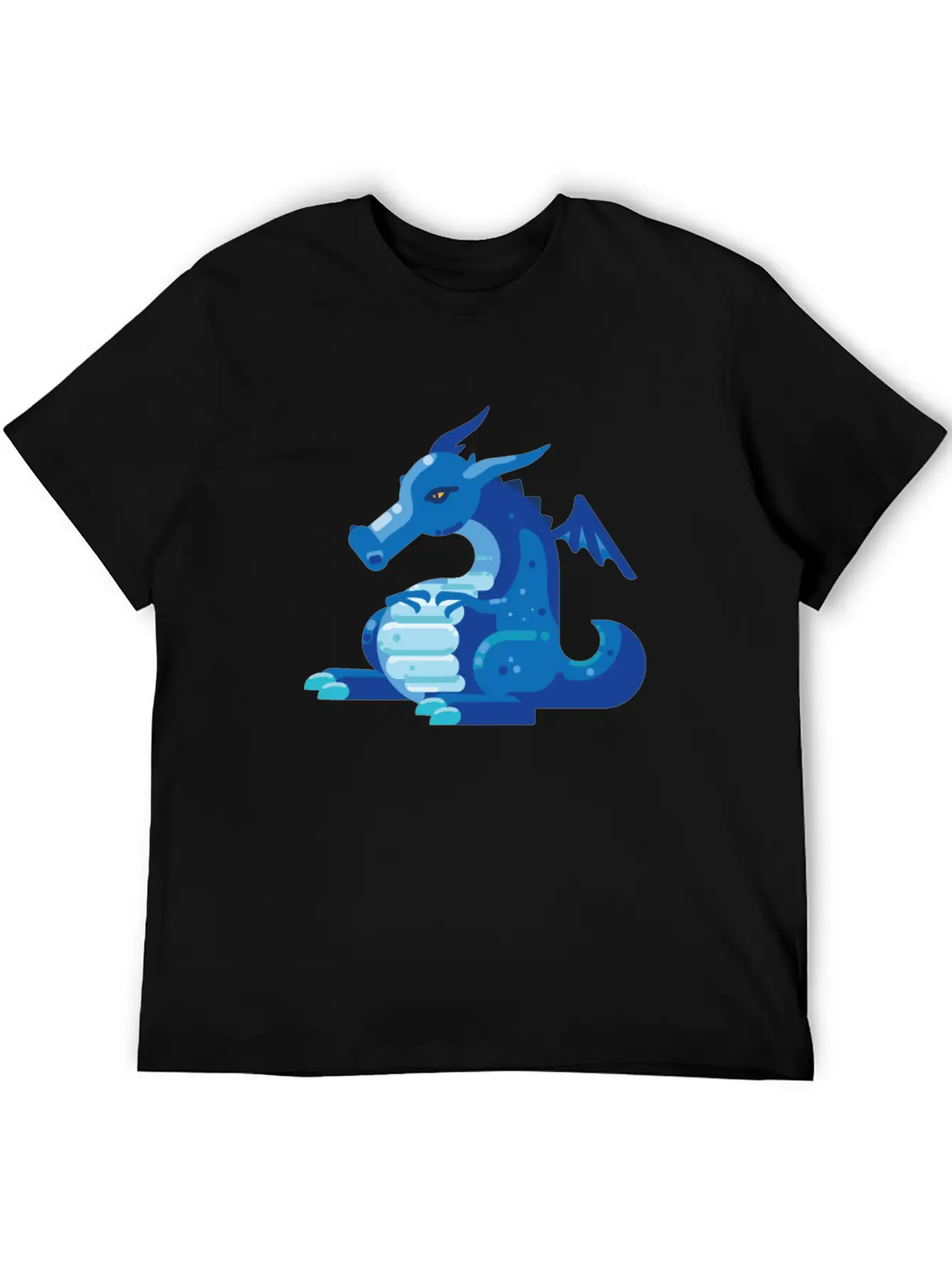 Dragon Wyvern Frost Ice Crystal Winter Fat Gift Essential Unisex Summer Tee – Soft Cotton Casual Fit