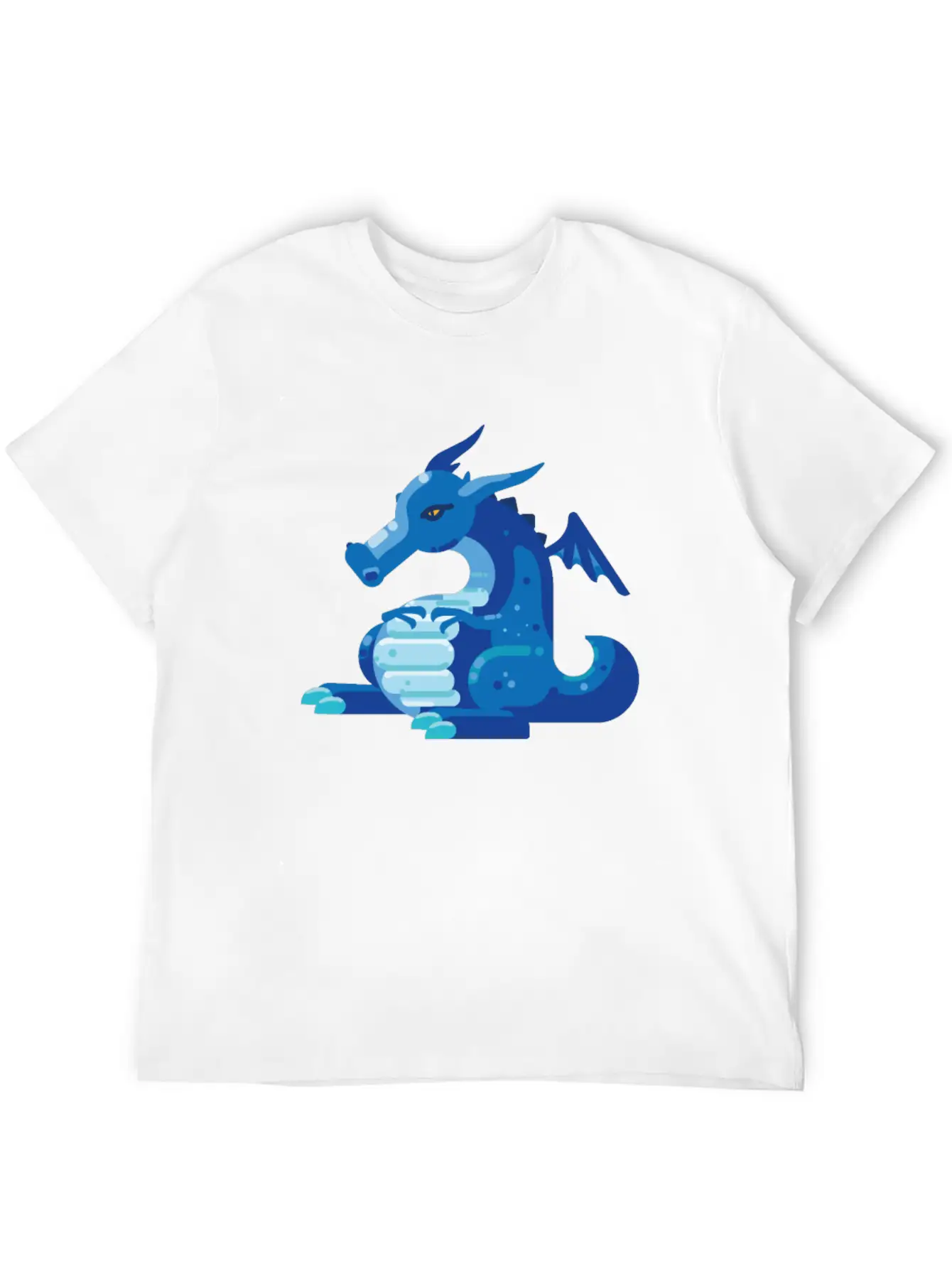 Dragon Wyvern Frost Ice Crystal Winter Fat Gift Essential Unisex Summer Tee – Soft Cotton Casual Fit
