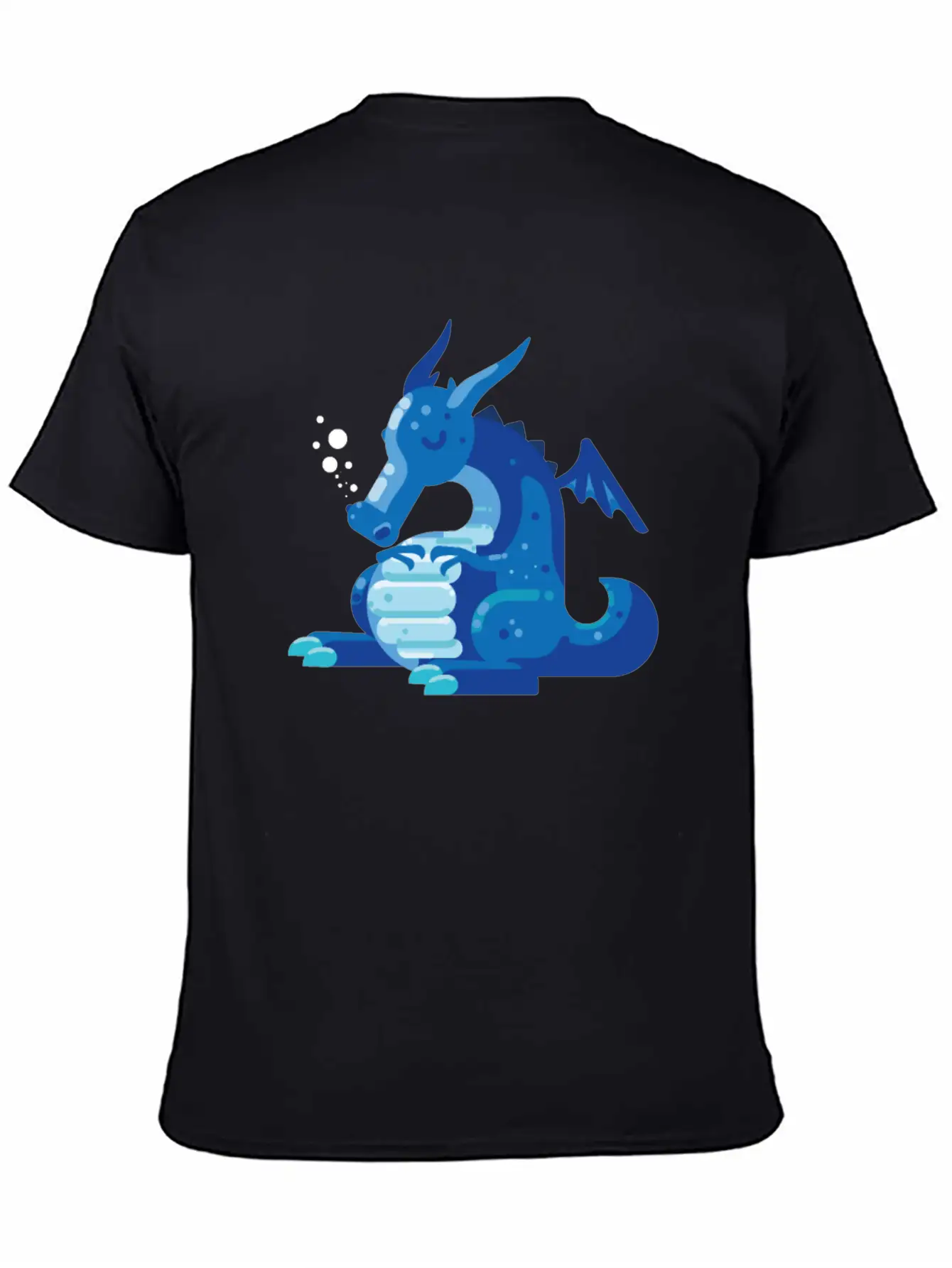 Dragon Wyvern Frost Ice Crystal Winter Fat Gift Unisex Short Sleeve Soft Cotton T-Shirt – Casual Everyday Wear
