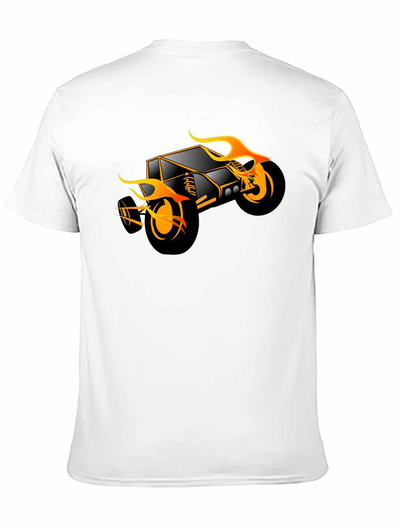 Dragster Racer Automotive Car Automobil Rennwagen4 Unisex Short Sleeve Soft Cotton T-Shirt – Casual Everyday Wear