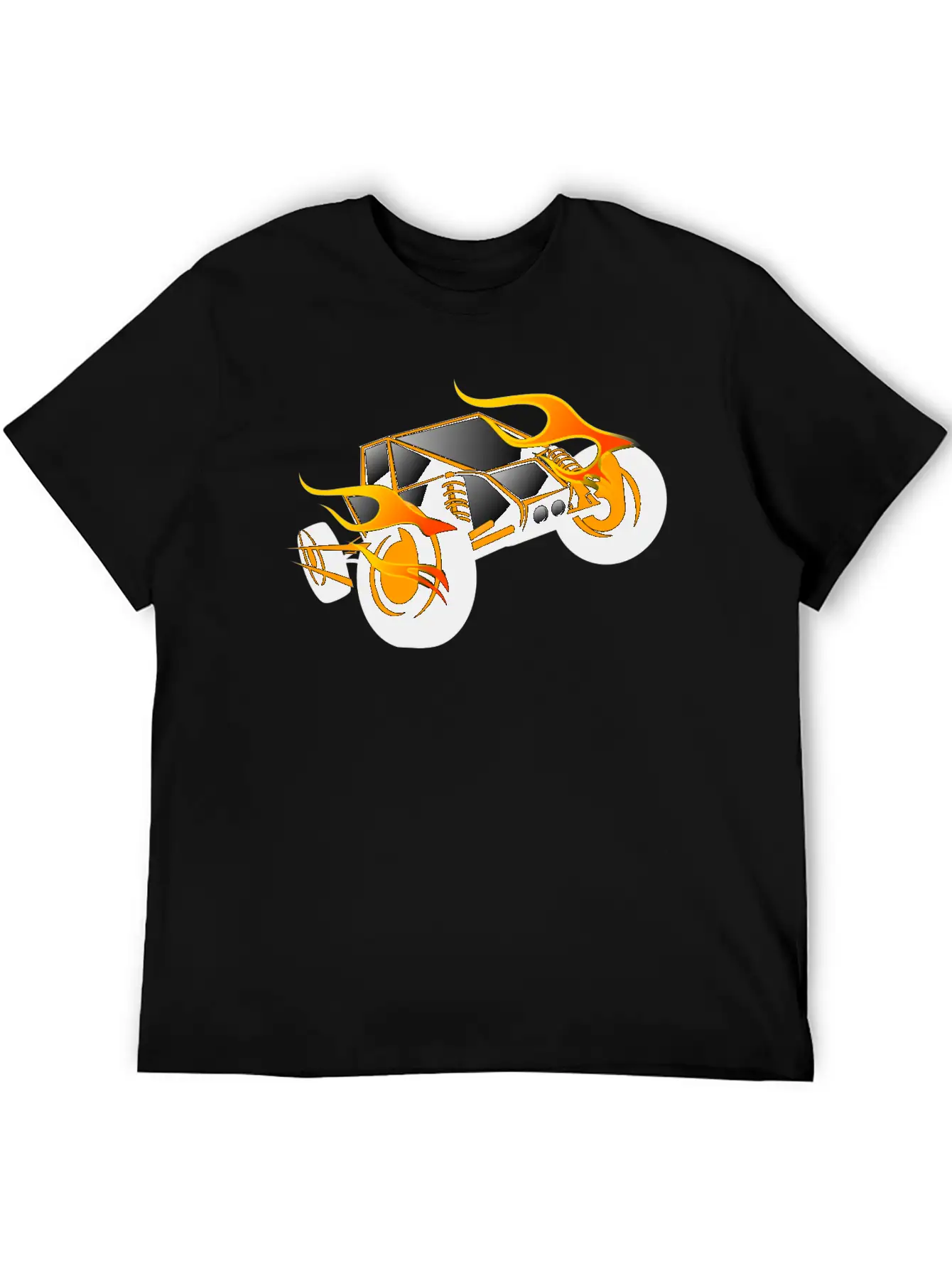 Dragster Racer Automotive Car Automobil Rennwagen4 Unisex Short Sleeve Soft Cotton T-Shirt – Casual Everyday Wear