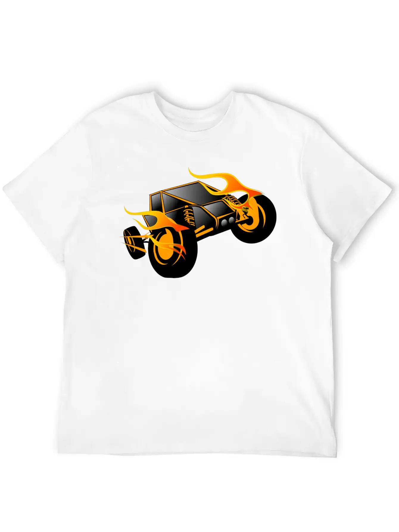 Dragster Racer Automotive Car Automobil Rennwagen4 Unisex Short Sleeve Soft Cotton T-Shirt – Casual Everyday Wear