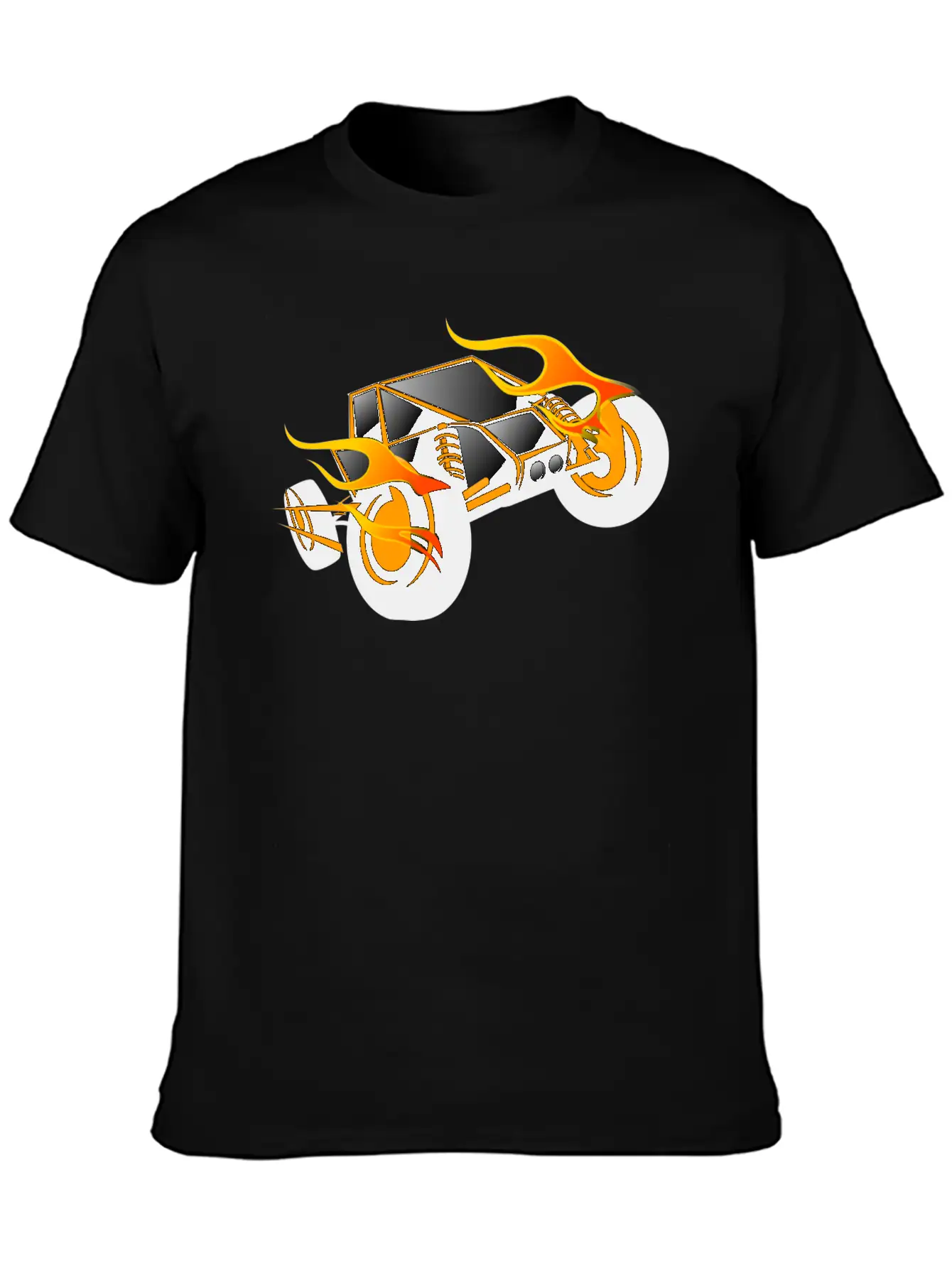 Dragster Racer Automotive Car Automobil Rennwagen4 Unisex Short Sleeve Soft Cotton T-Shirt – Casual Everyday Wear