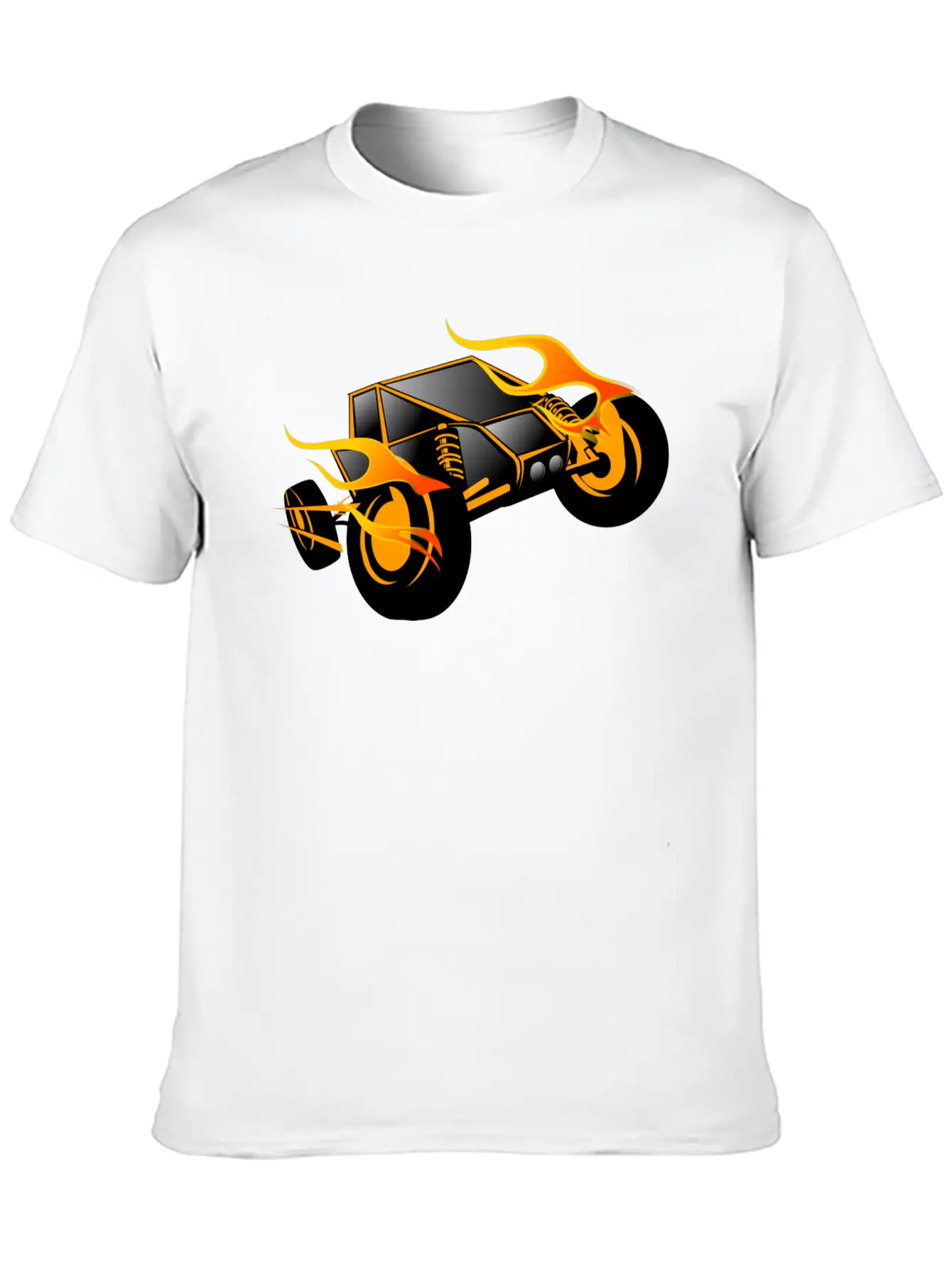 Dragster Racer Automotive Car Automobil Rennwagen4 Unisex Short Sleeve Soft Cotton T-Shirt – Casual Everyday Wear