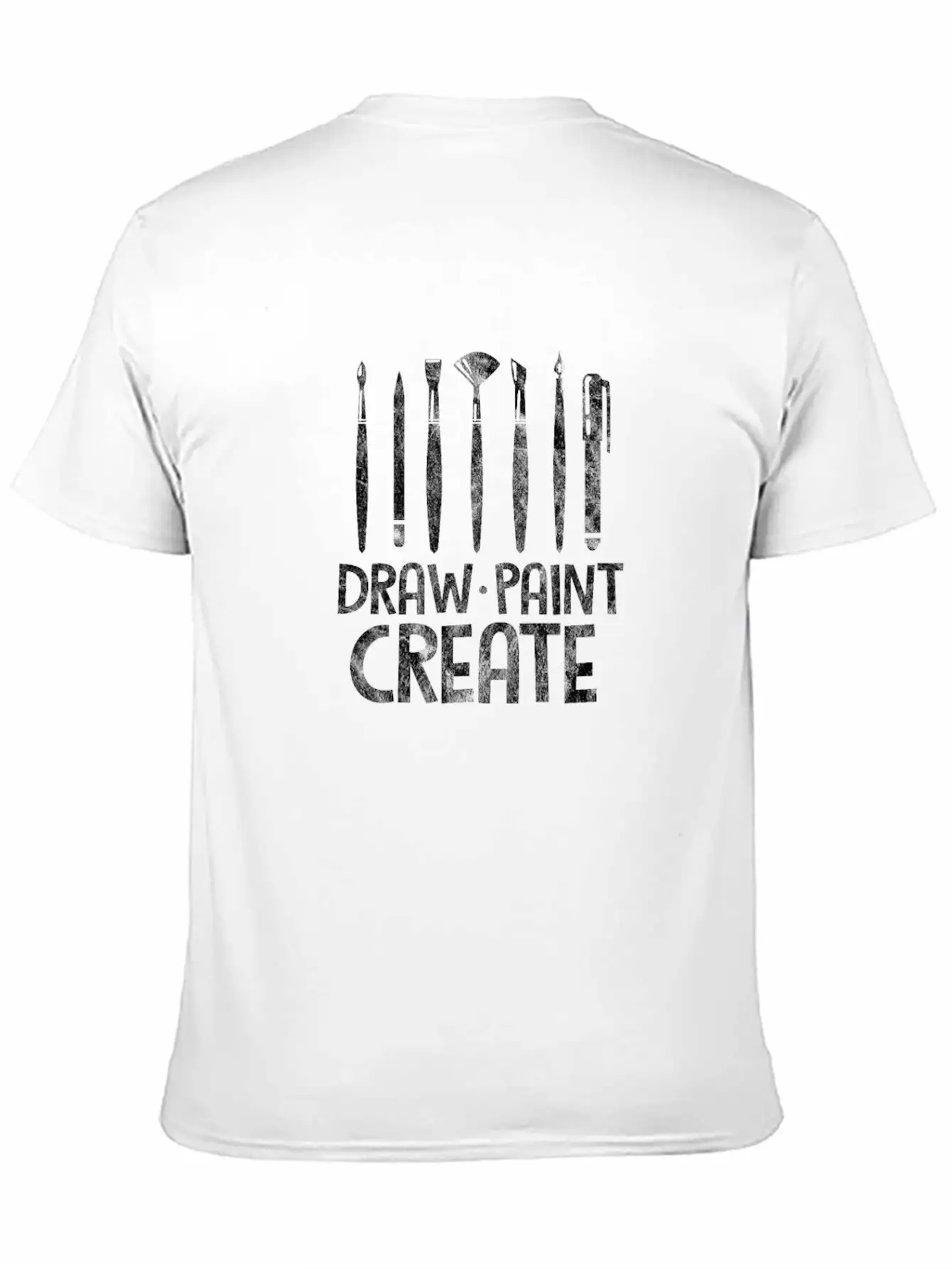 Draw Paint Create Art Teacher Comfortable Minimalist Graphic Tee – Summer Style Essential