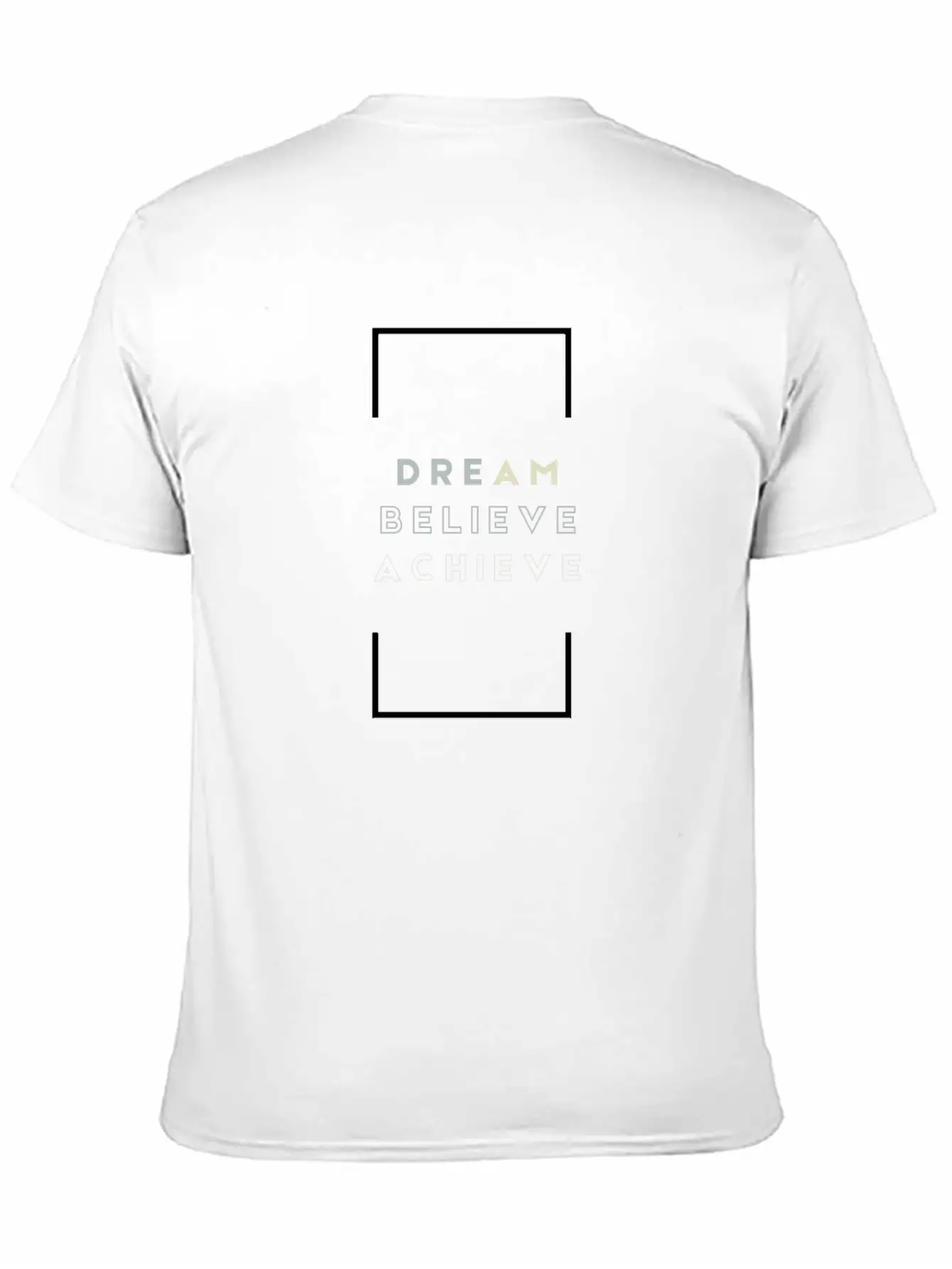 DREAM BELIEVE ACHIEVE | Motivation Timeless Short Sleeve Tee – Comfy And Minimalist Design