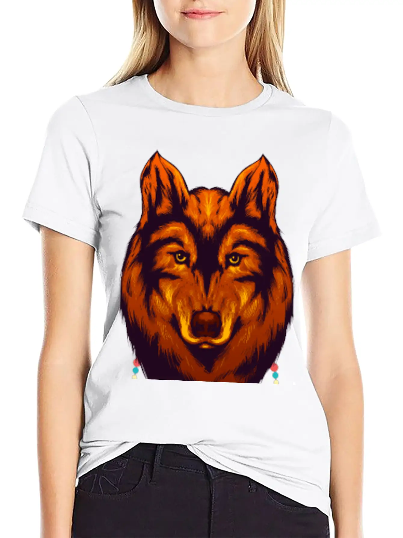 Dream Catcher Wolf Native American Native Indigen Timeless Short Sleeve Tee – Comfy And Minimalist Design