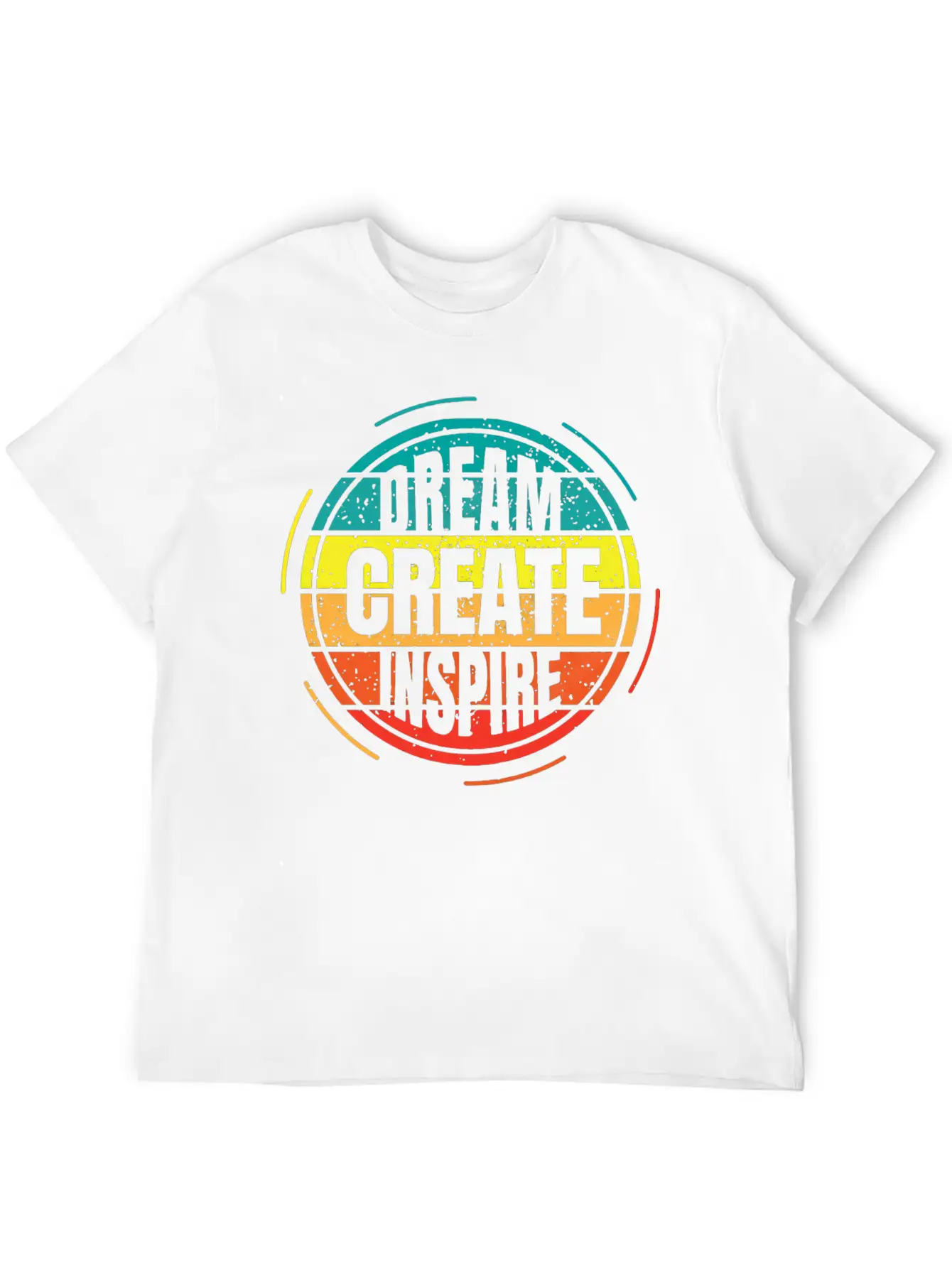 Dream Creates Inspiration Essential Unisex Summer Tee – Soft Cotton Casual Fit