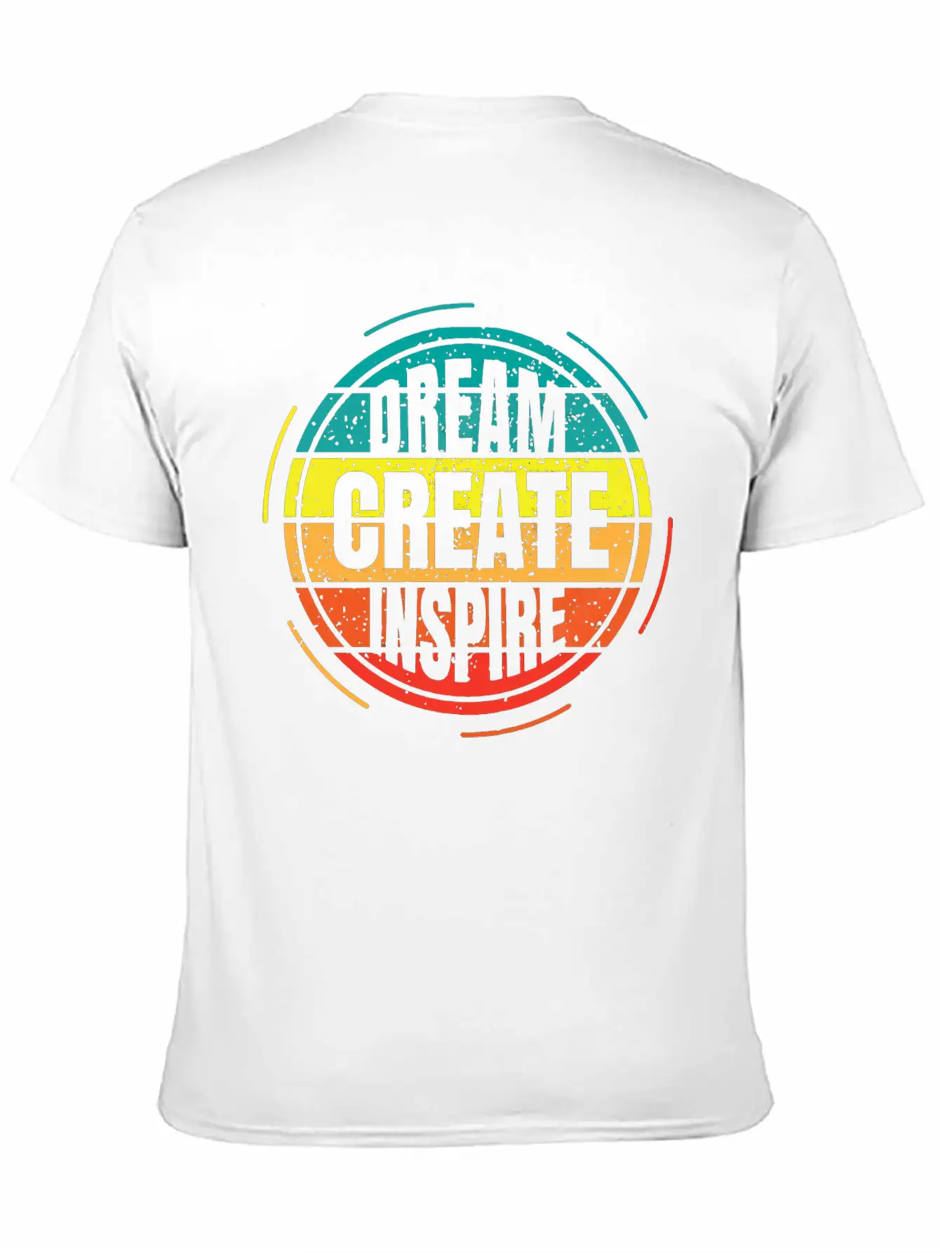 Dream Creates Inspiration Essential Unisex Summer Tee – Soft Cotton Casual Fit