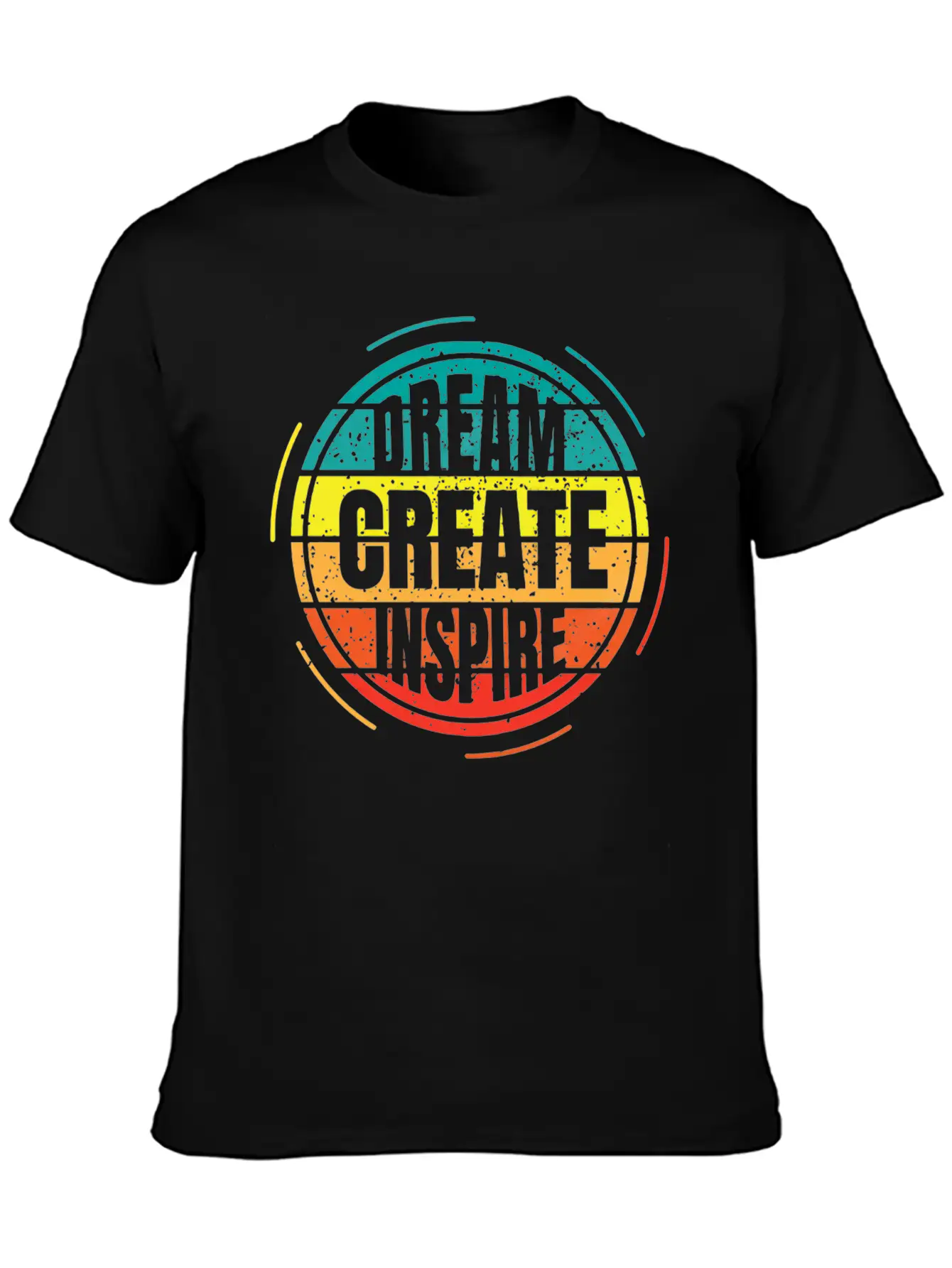Dream Creates Inspiration Essential Unisex Summer Tee – Soft Cotton Casual Fit