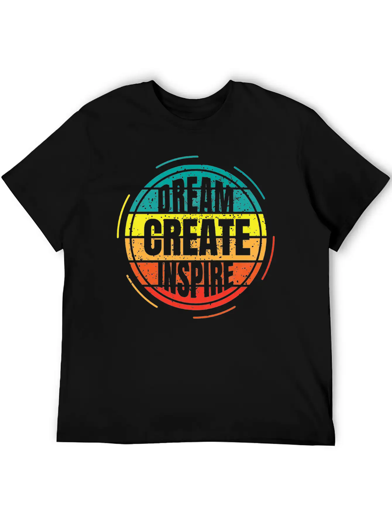 Dream Creates Inspiration Essential Unisex Summer Tee – Soft Cotton Casual Fit