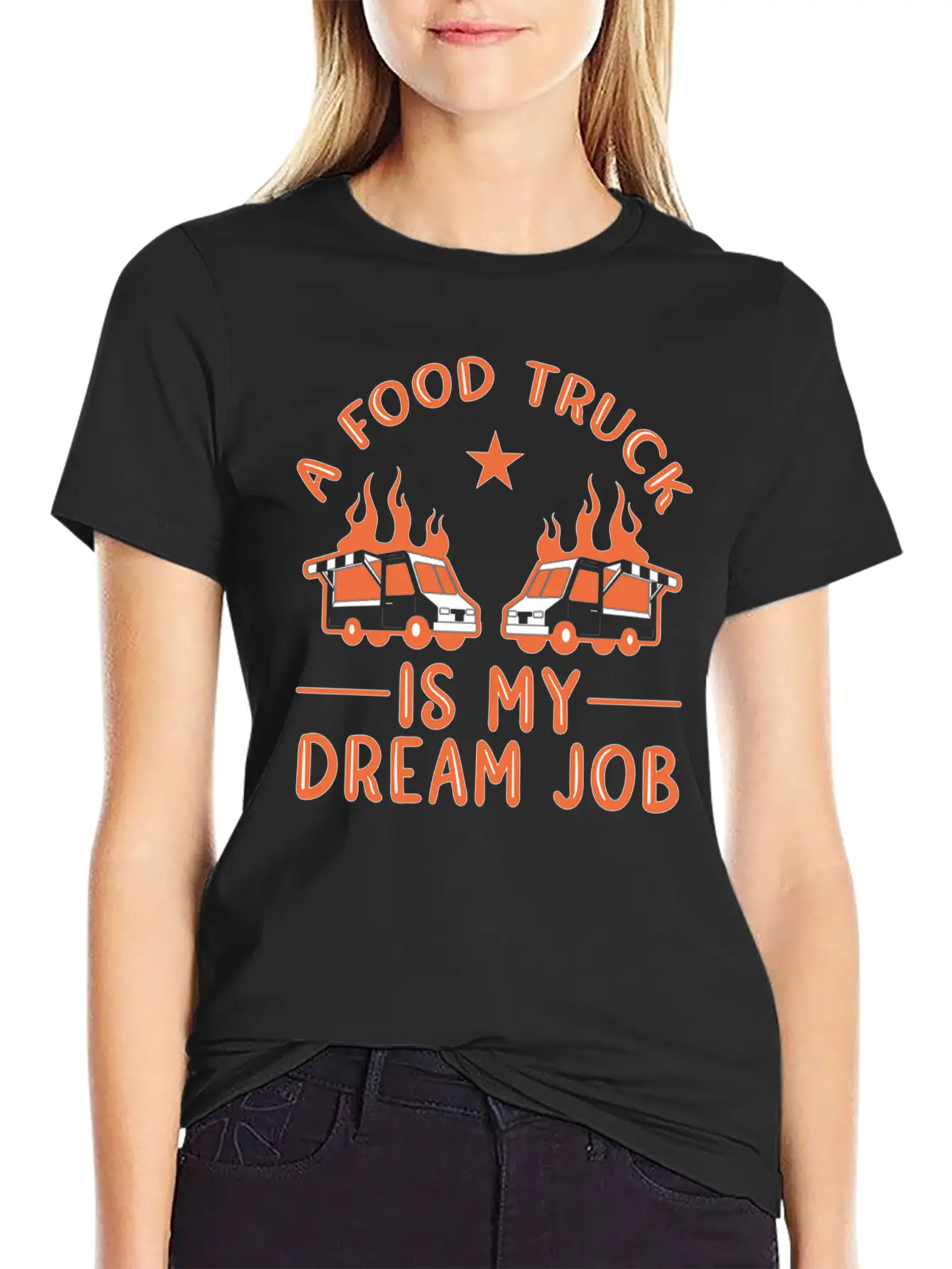 Dream Job Food Truck Stylish Everyday T-Shirt – Unisex Basic Cotton Tee